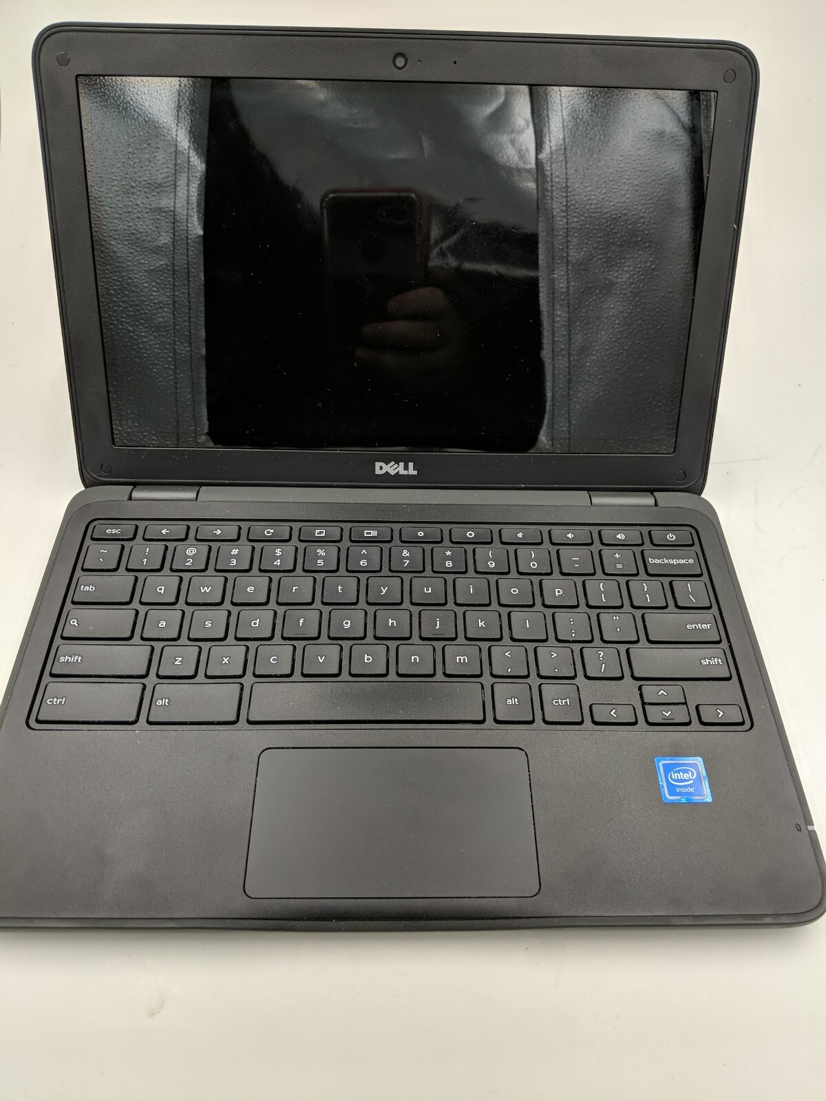 Dell 3180 Chromebook 11 Model P26T Intel CeL Dual Core 16GB SSD *CRACKED SCREEN*