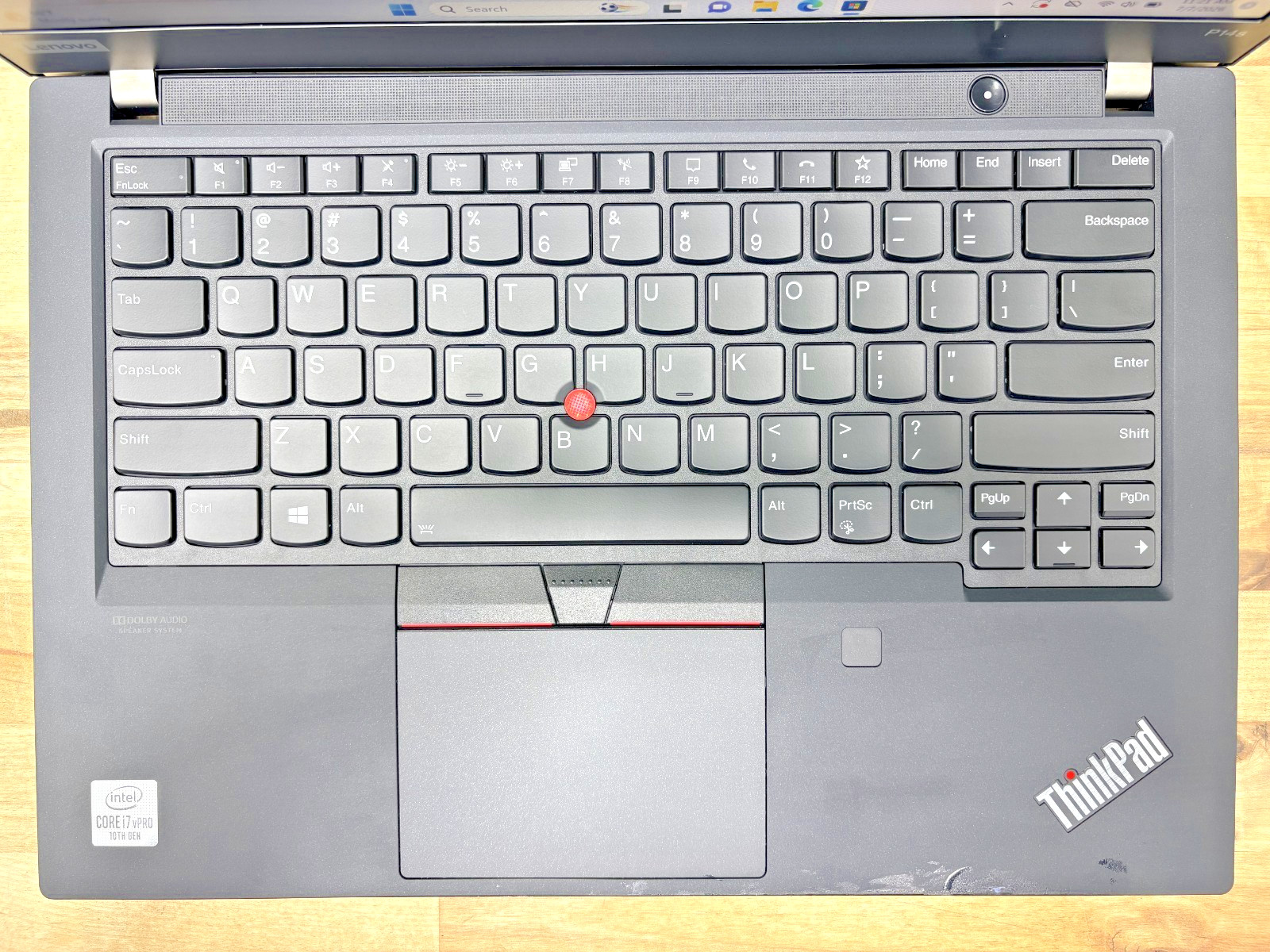 Lenovo ThinkPad P14s G. 1 Intel i7-10th Gen 1.80GHz 32GB RAM 512GB SSD W 11 Pro*