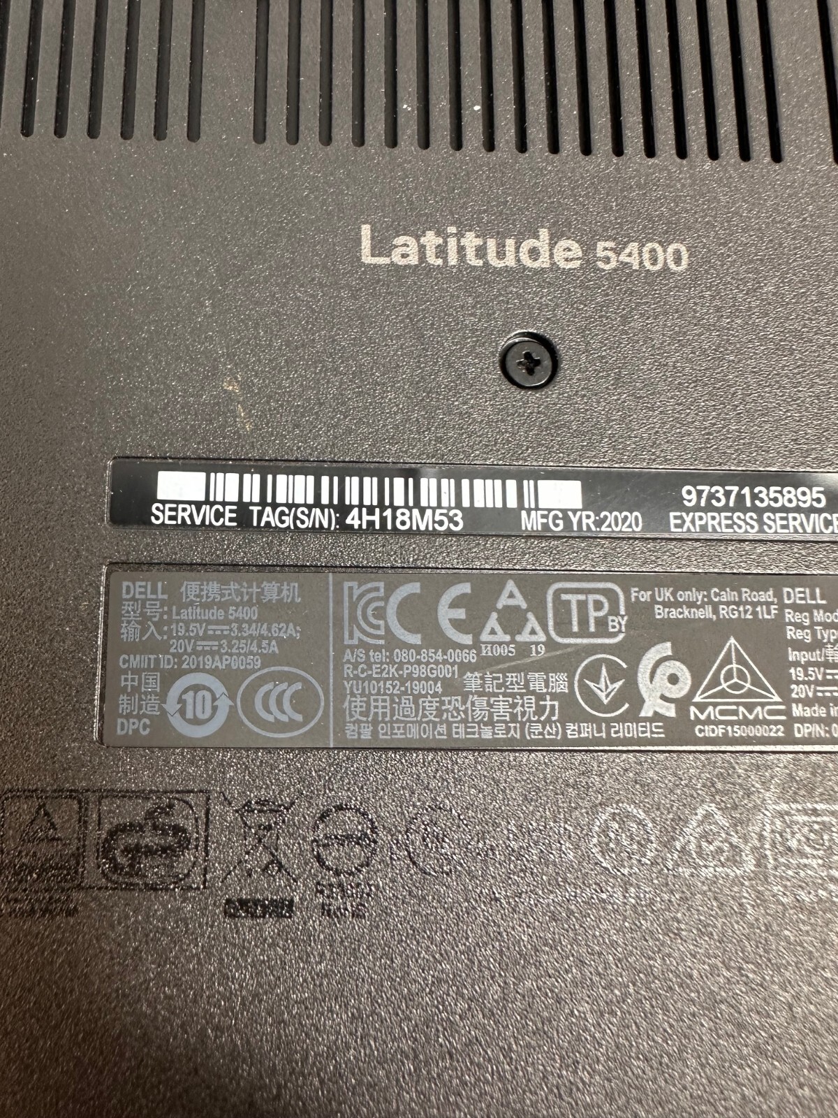 Dell Latitude 5400 14″ FHD Laptop Intel Core i5-8365U 8GB ram 256GB PCIe