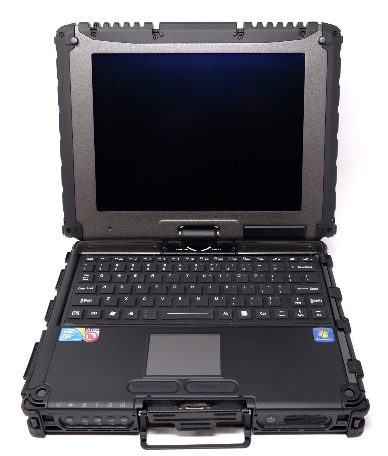 GETAC V100 10.4″ MULTITOUCH RUGGED NOTEBOOK, I7-U640, 4GB, NO HDD+BATTERY – READ