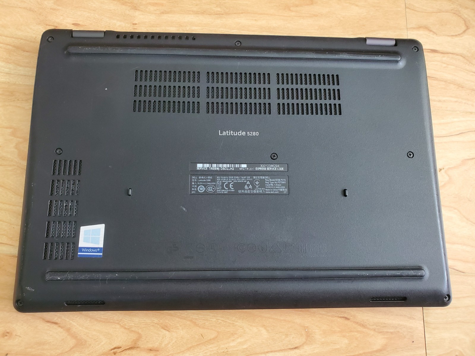 Used Dell Latitude 5280 Core i5 Wndows 11 512gb SSD Drive 16gb RAM laptop