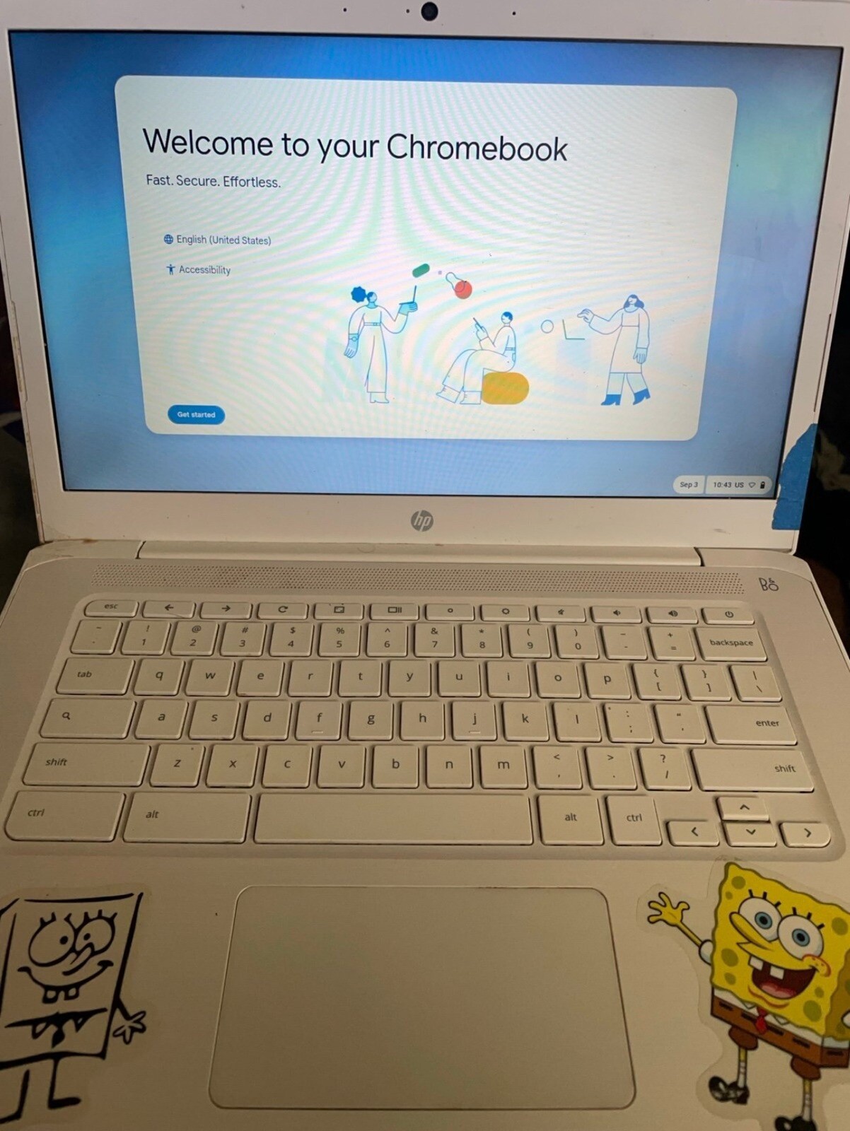 HP Chromebook 14-ca051wm 14 inch (32 GB, Intel Celeron N3350, 1.1GHz, 4GB SDRAM)
