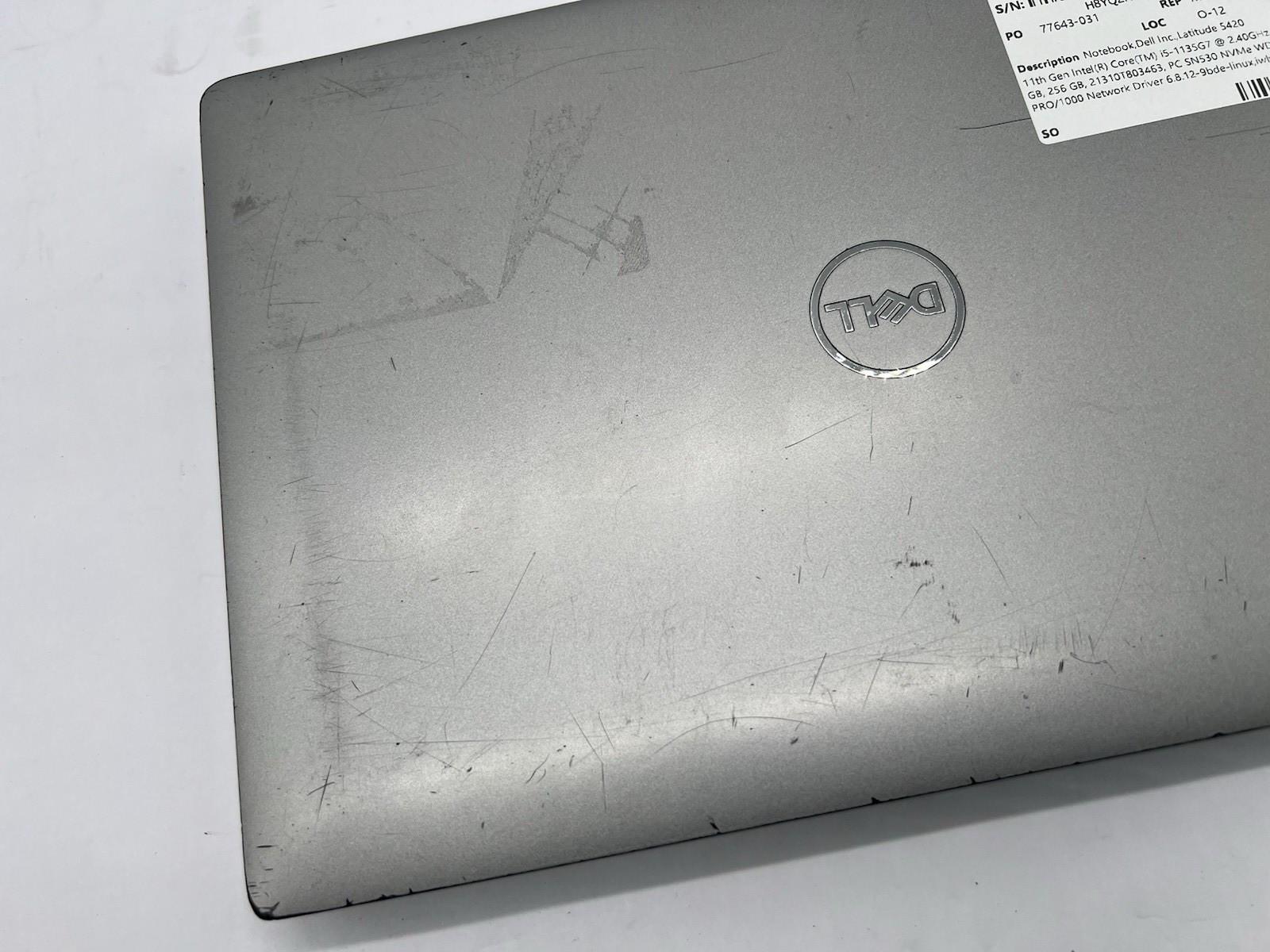Dell Latitude 5420, i5-1135G7, @ 2.40GHz, 16GB RAM, 256GB NVMe-No OS/Charger