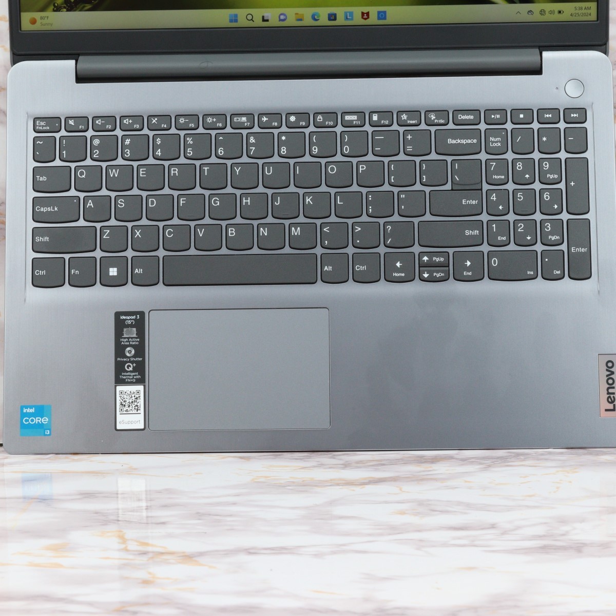 Lenovo IdeaPad 3 Laptop – 11th Gen i3 – 8GB RAM – 256GB SSD (PZ1003782)