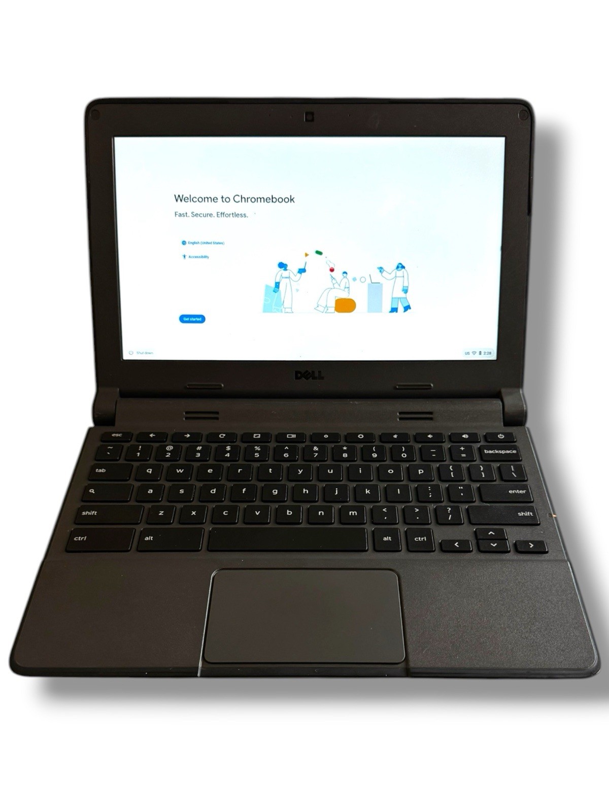 Dell Chromebook 11 P22T 11.6” N2840 4GB 16GB SSD Chrome OS No Charger