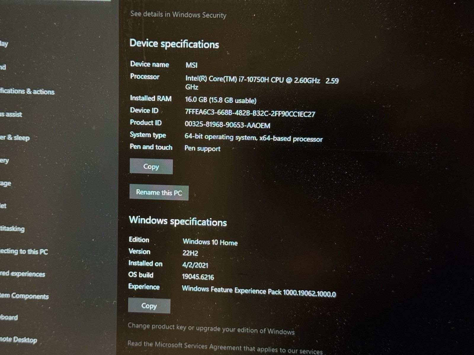 MSI GE75 Raider 17.3″ i7-10750H 16GB RAM 512GB SSD 1TB HDD GeForce RTX 2070