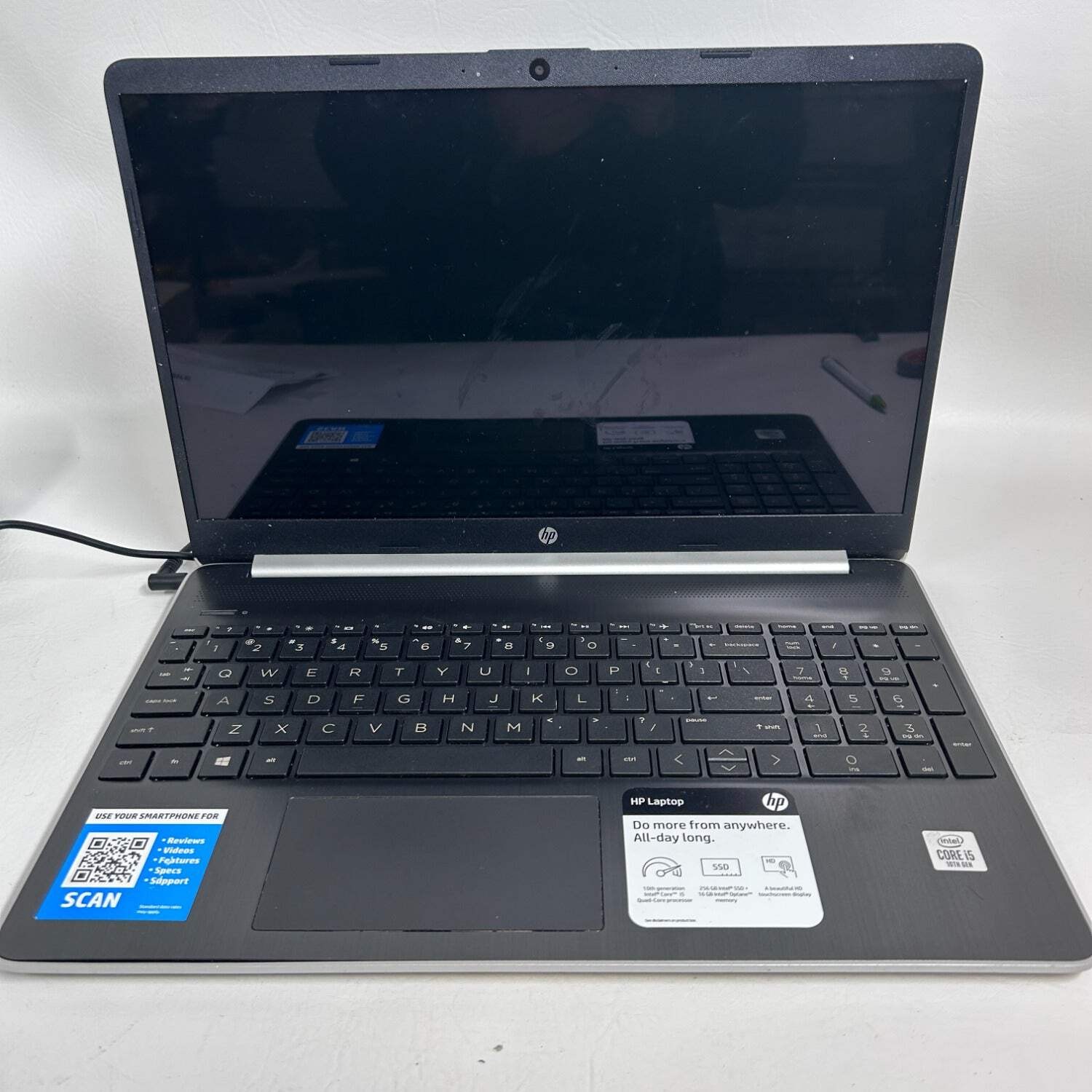 HP Laptop 15-DY1023DX 15.6″ i5-1035G1 1.2GHz 12GB RAM 256GB SSD