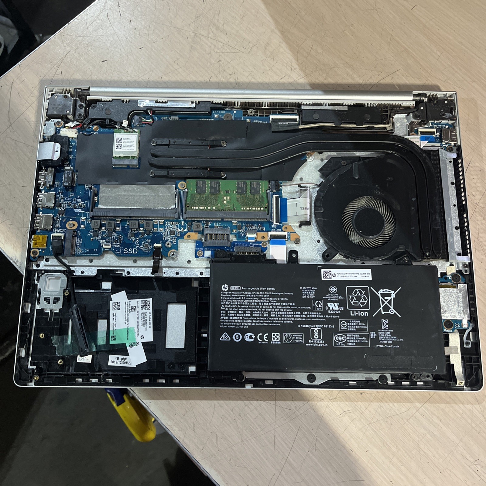 HP PROBOOK 455 G6 AMD RYZEN 5 2500U 8GB RAM NO HD