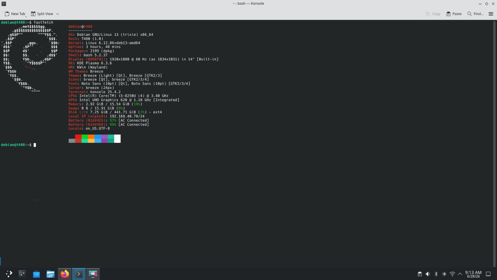Libreboot ThinkPad T480 i5-8250U 16GB 500GB NVMe Linux Privacy Laptop coreboot