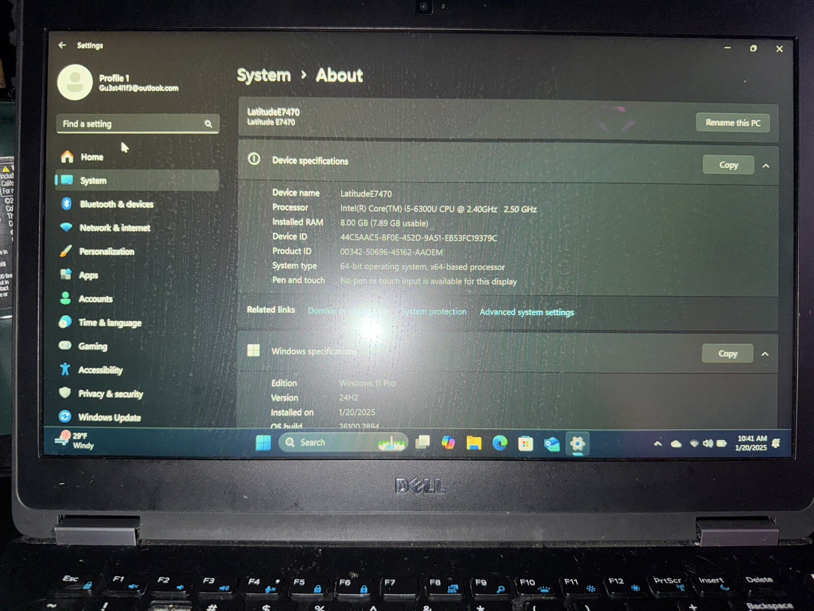 Dell Latitude E7450 14″ ( 256GB SSD, Intel Core i5-5300U, 2.30GHz, 8GB)…