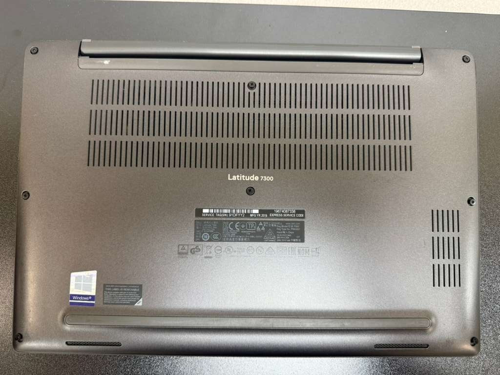 Dell Latitude 7300 13.3″ Laptop i7-8665U 8GB RAM 0GB SSD No OS Heavy Wear