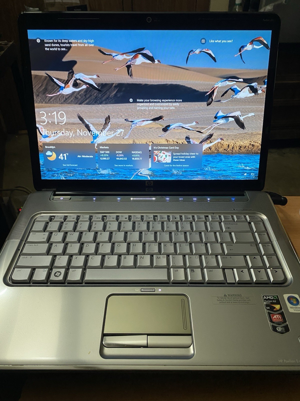 HP dv5 – AMD X2 Ultra Dual-Core 2300 MHz – No Memory / Hard Drive – Overheating
