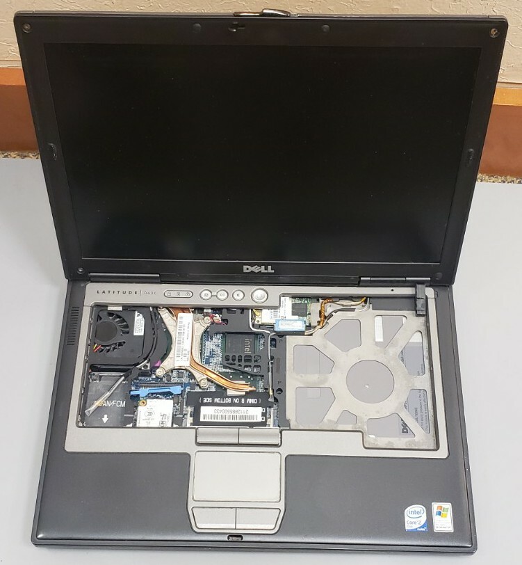 Dell Latitude D630 Intel Core 2 DUO motherboard and casing- Screen cracked