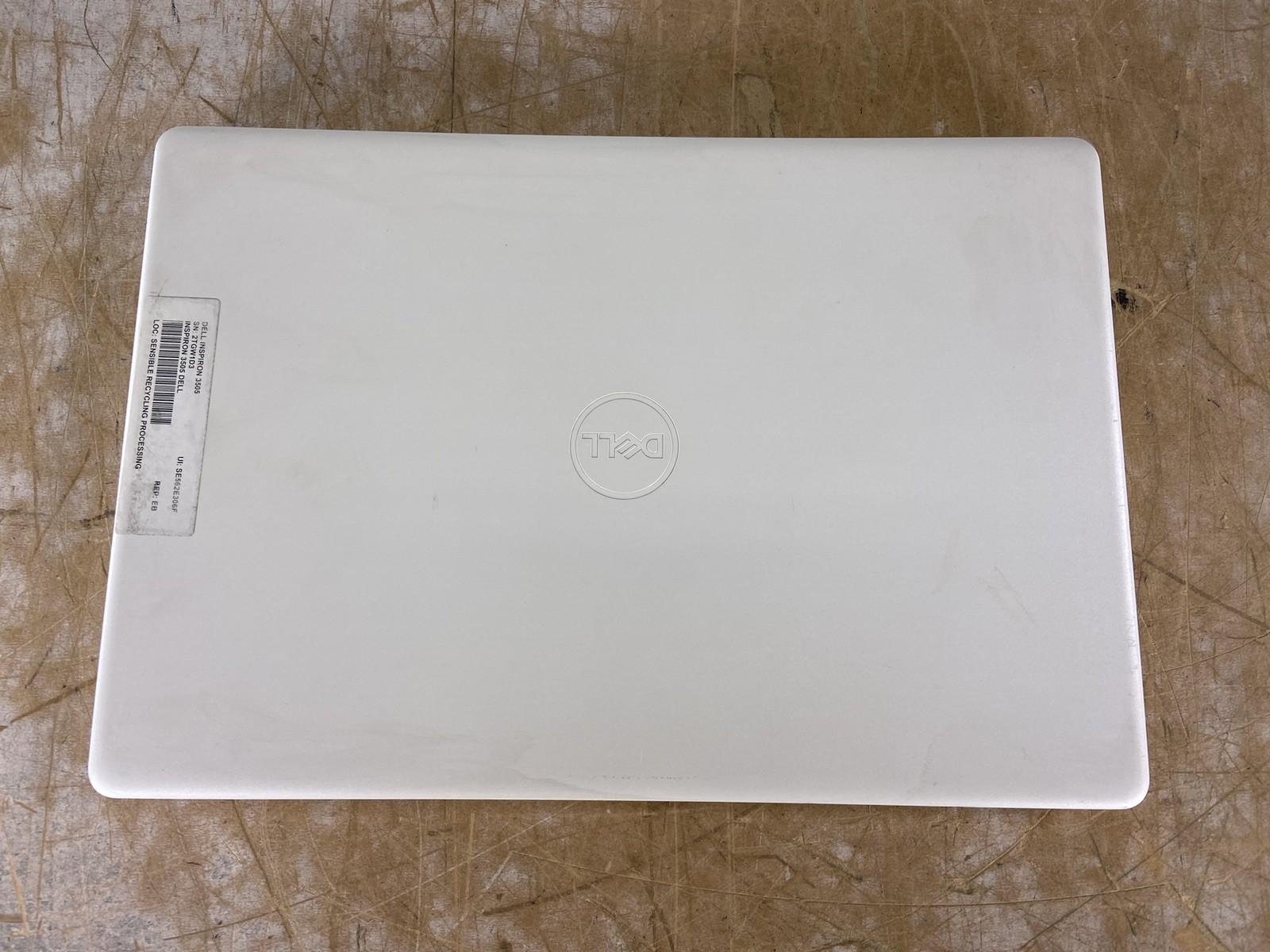 DELL INSPIRON 3505 RYZEN 3 3250U @ 2.60GHz, 16GB RAM, NO HDD/OS – (FOR PARTS)