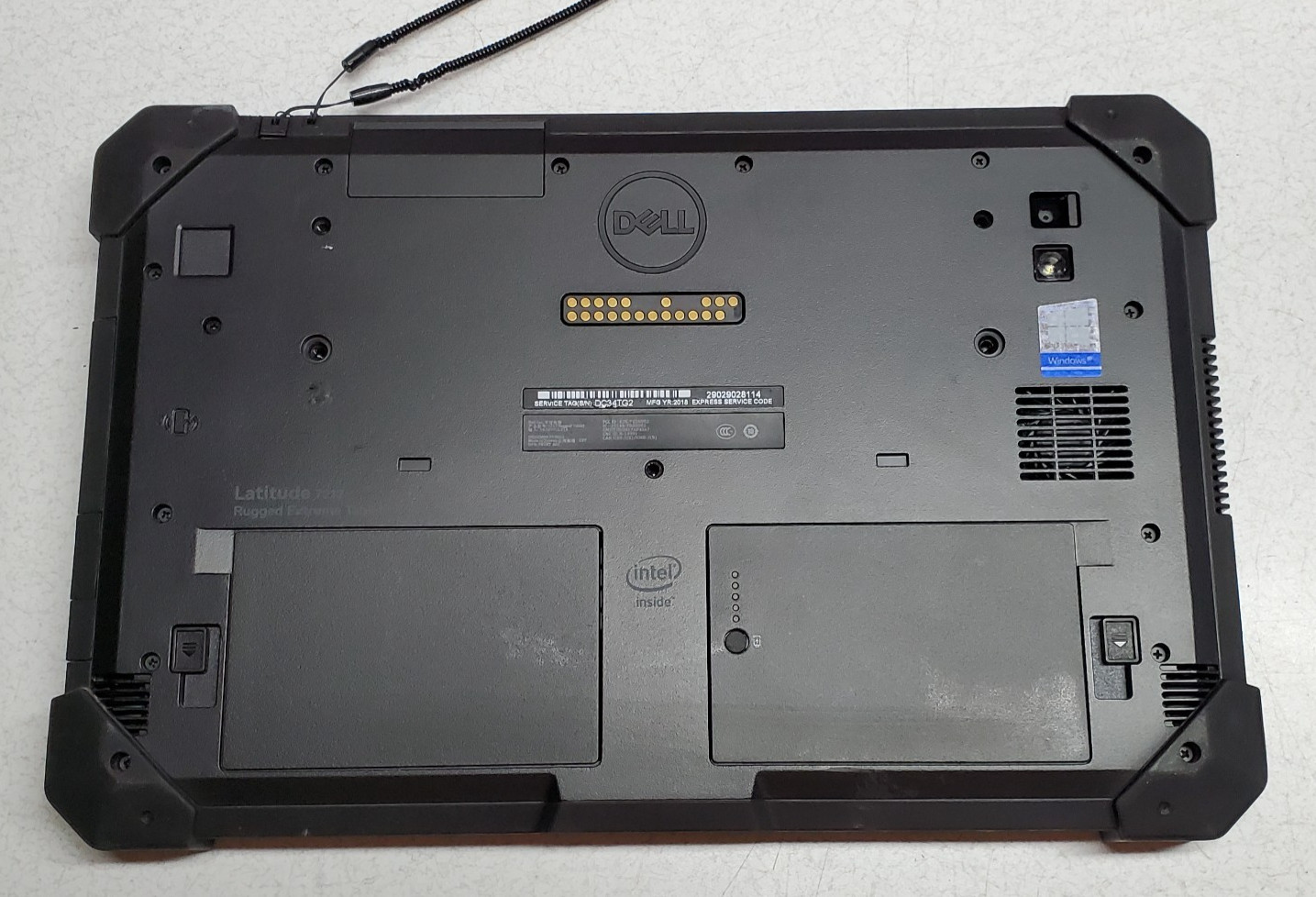 Dell Latitude 7212 Rugged Ext/ i7-8650U 1.9G/16G Ram/128G M.2/Win11Pro(SEE DESC)