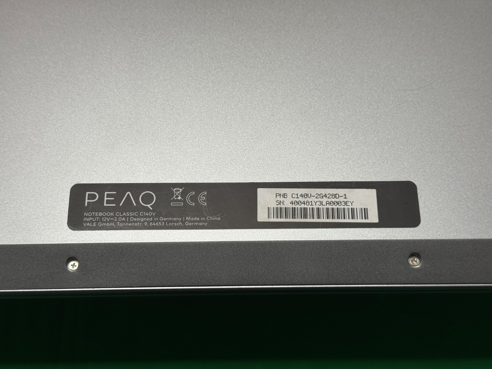 PEAQ 10.5 inch Laptop (128GB SSD, Intel Pentium Silver N5030, 4GB Ram) Good Condition
