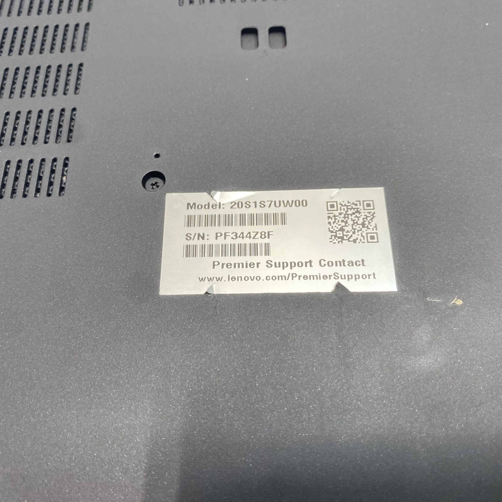 Lenovo ThinkPad T14 Gen 1 Intel i5 vPro Broken Screen For Parts 20S1S7UW00