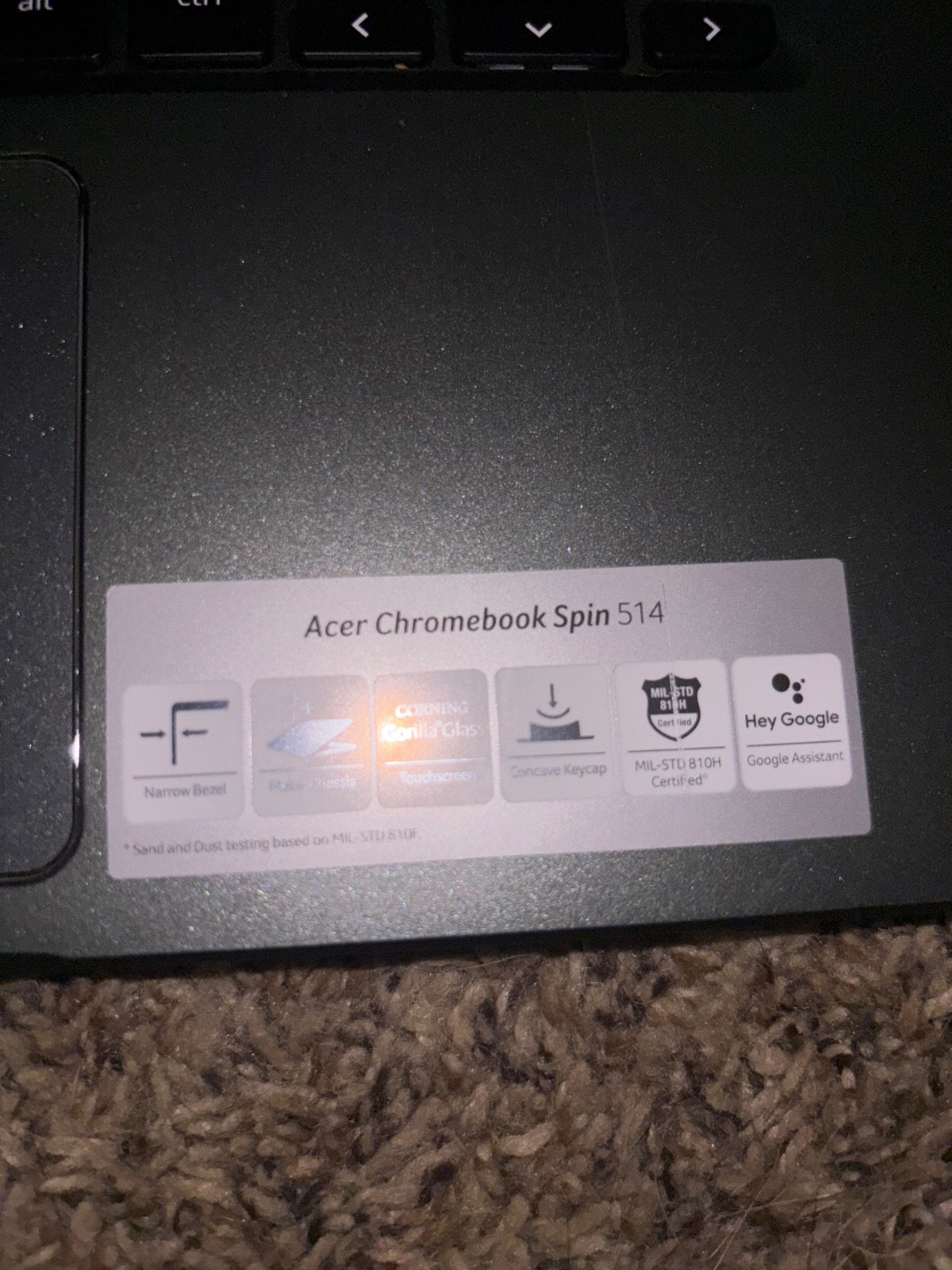Acer Chromebook Plus Spin 514 14.0 TOUCH Intel Core 5 16GB RAM 256SSD Steel Gray