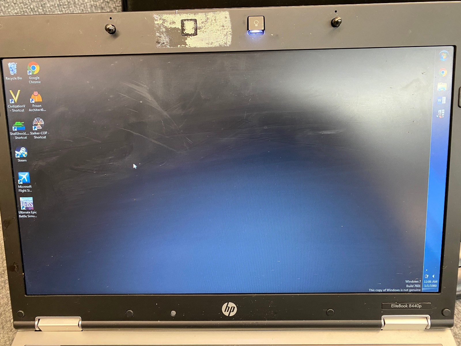HP EliteBook 8440p 14″ Laptop i5 2.53GHz 4GB RAM 500GB HD