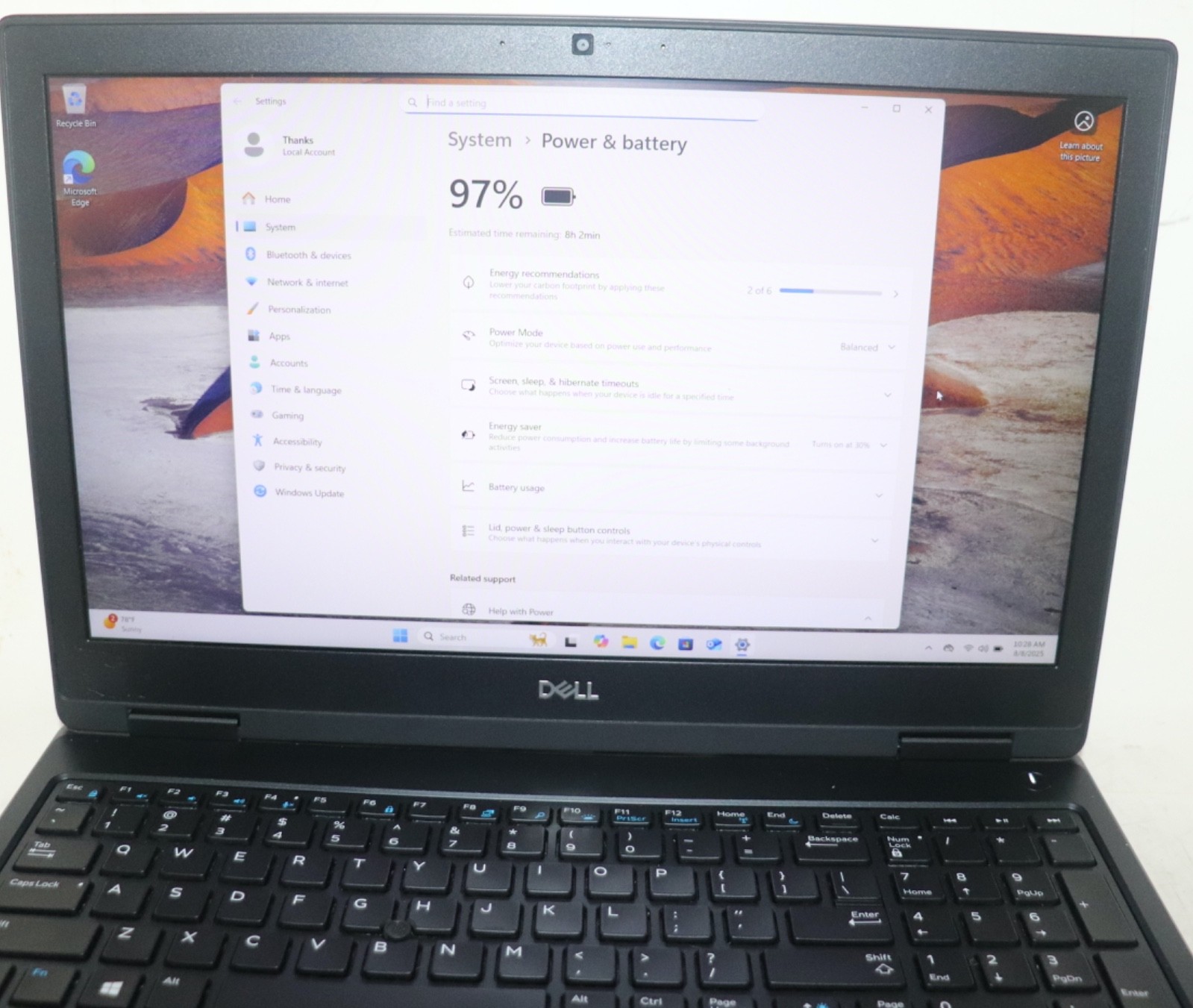 Dell Precision 7530 Intel core i7 @2.60GHz|32GBRAM|512GBSSD|WIN 11|Nvidia|Webcam