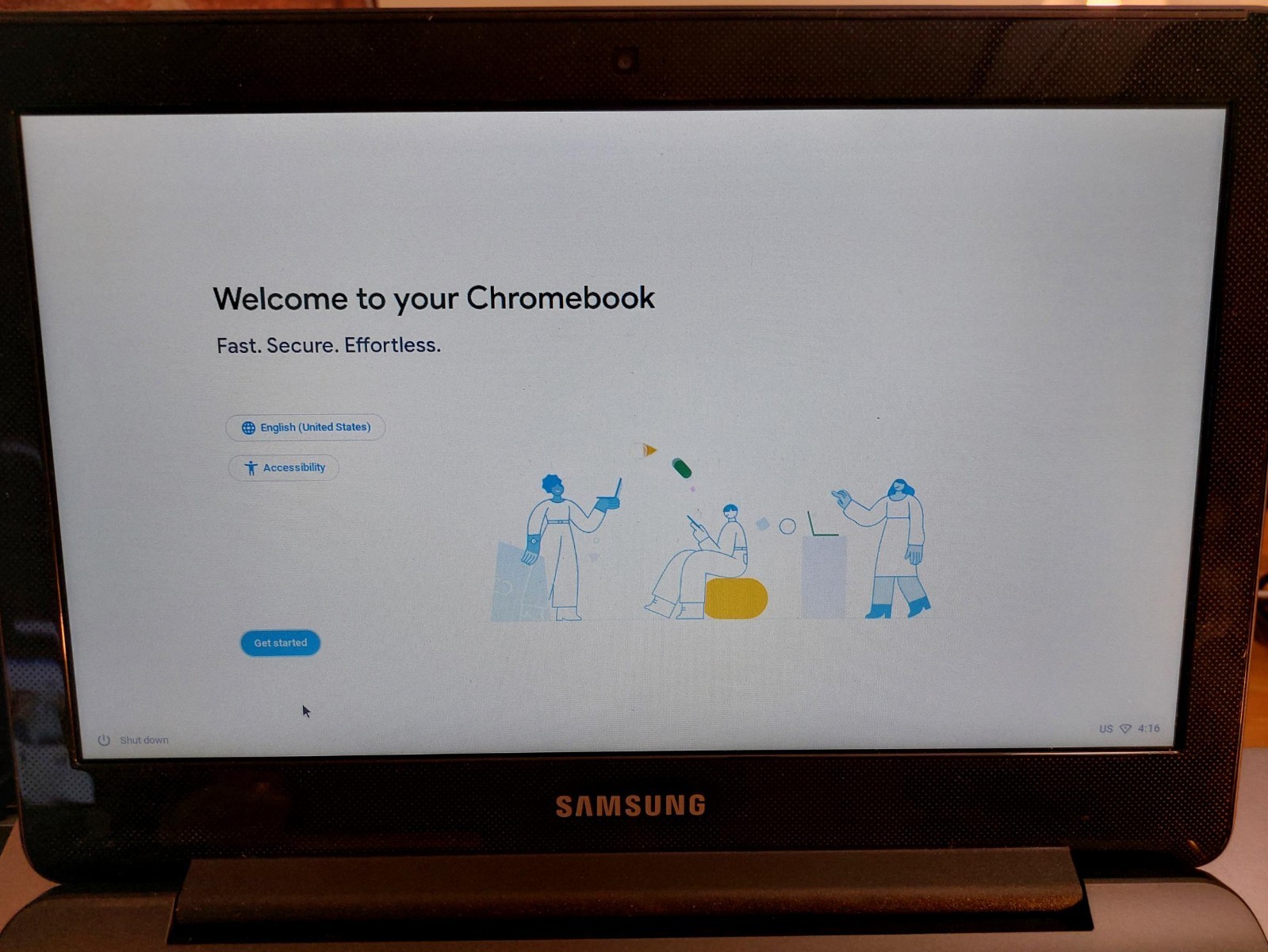 Samsung XE500C13-K02US Chromebook 4GB Ram 16GB SSD 11.6-Inch Laptop – Black