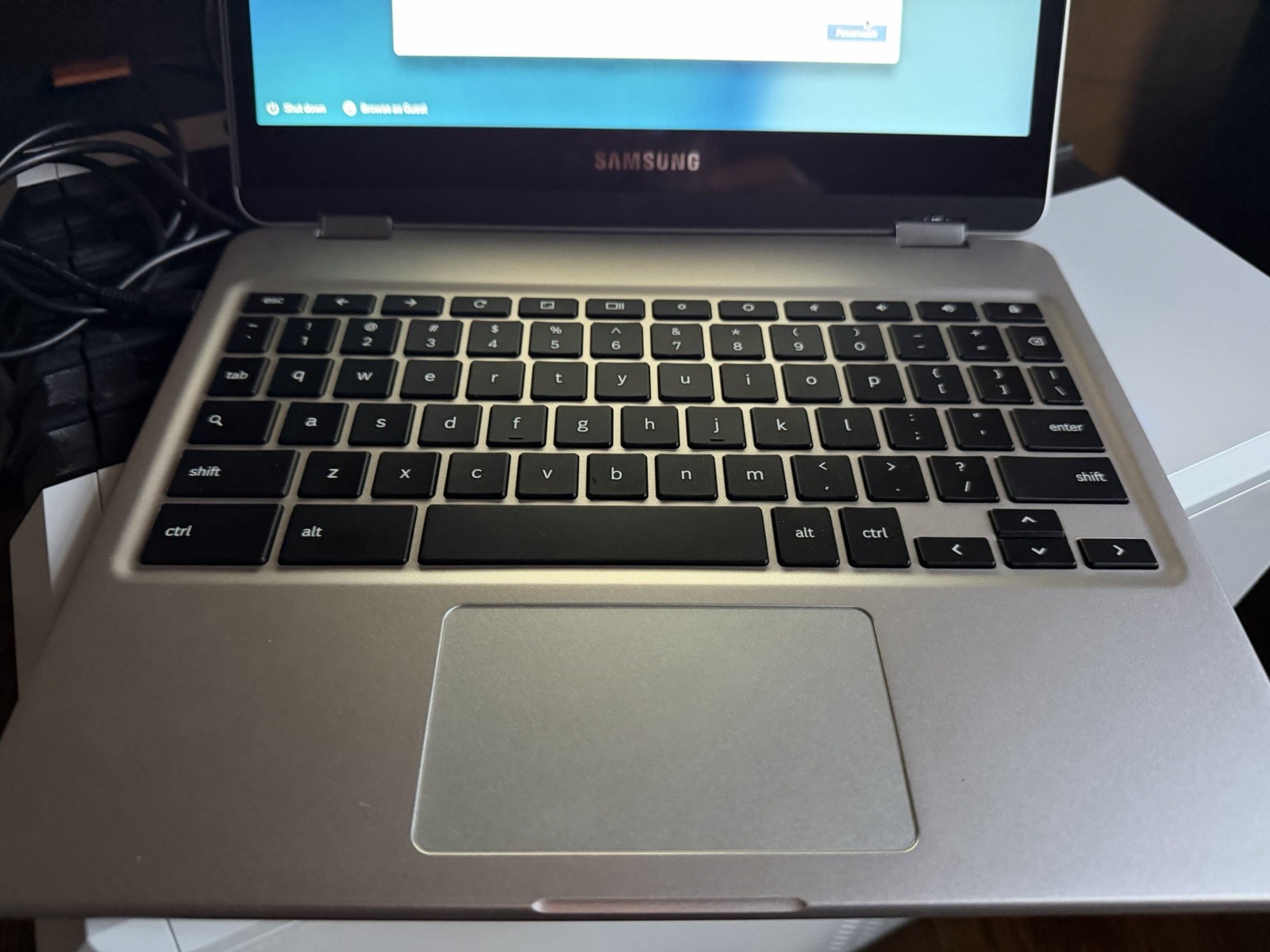 Samsung Chromebook Plus 12.3 ARM 4GB 32GB eMMC Silver XE513C24-K01US 360 Deg