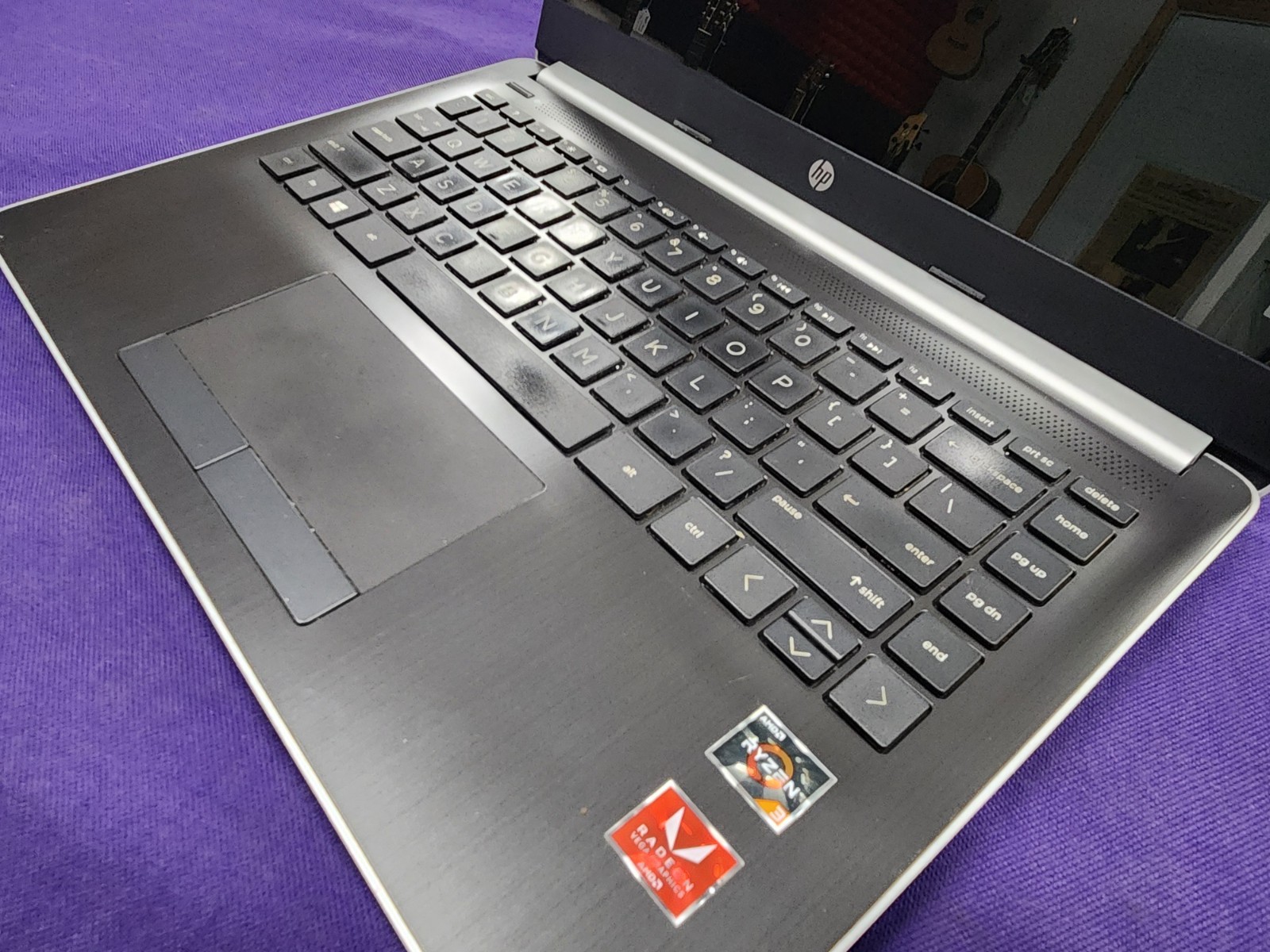 HP Laptop Model 14-dk0028wm Tested! Good Condition! BAD BATTERY! WON’T CHARGE