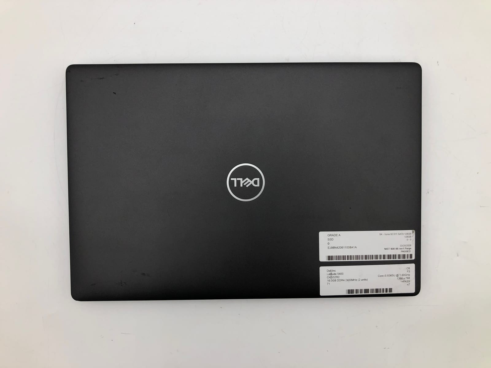 Dell | Latitude 5400 | i5-8365U | 16GB | 128GB SSD | Win 11 Pro | 71% Battery