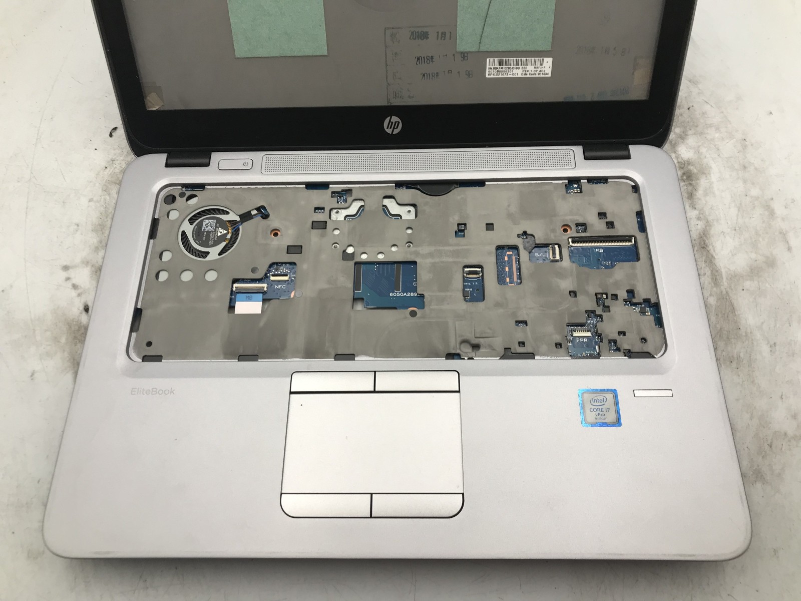HP ELITEBOOK 840 G3 – FOR PARTS/MISSING PARTS – INTEL I7 – NO RAM -READ DESC- BB