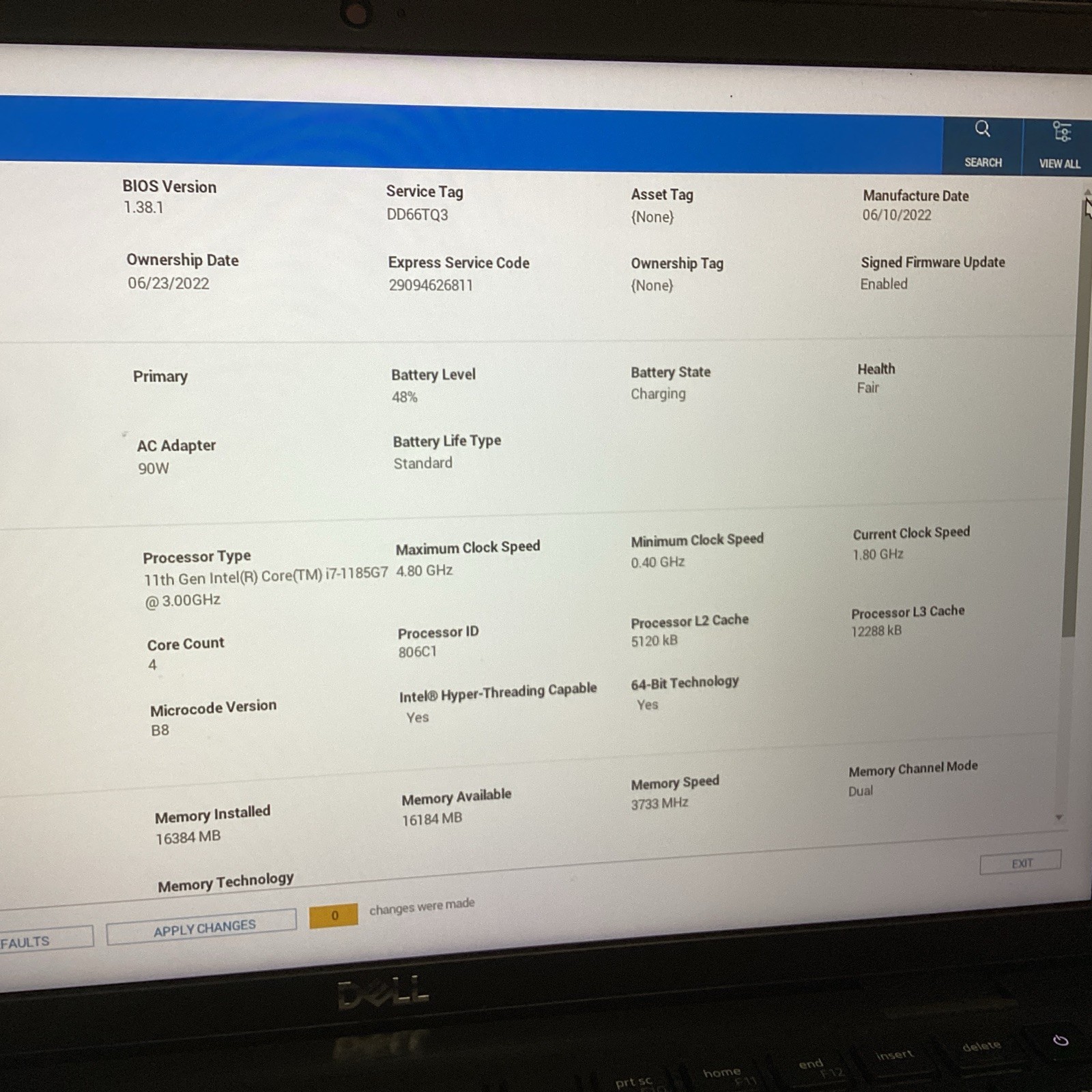 Lot of 2 Dell Latitude 7420 14″ 1) i5-1135G7 1)i7-1185G7 8GB RAM 256GB SSD NO OS