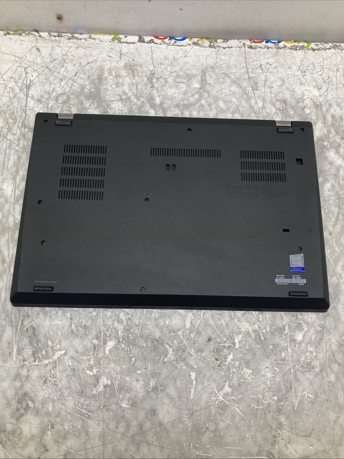 Lenovo ThinkPad T15 Gen 1 Intel Core i5-10210U 1 NO RAM NO SSD/OS boot to BIOS