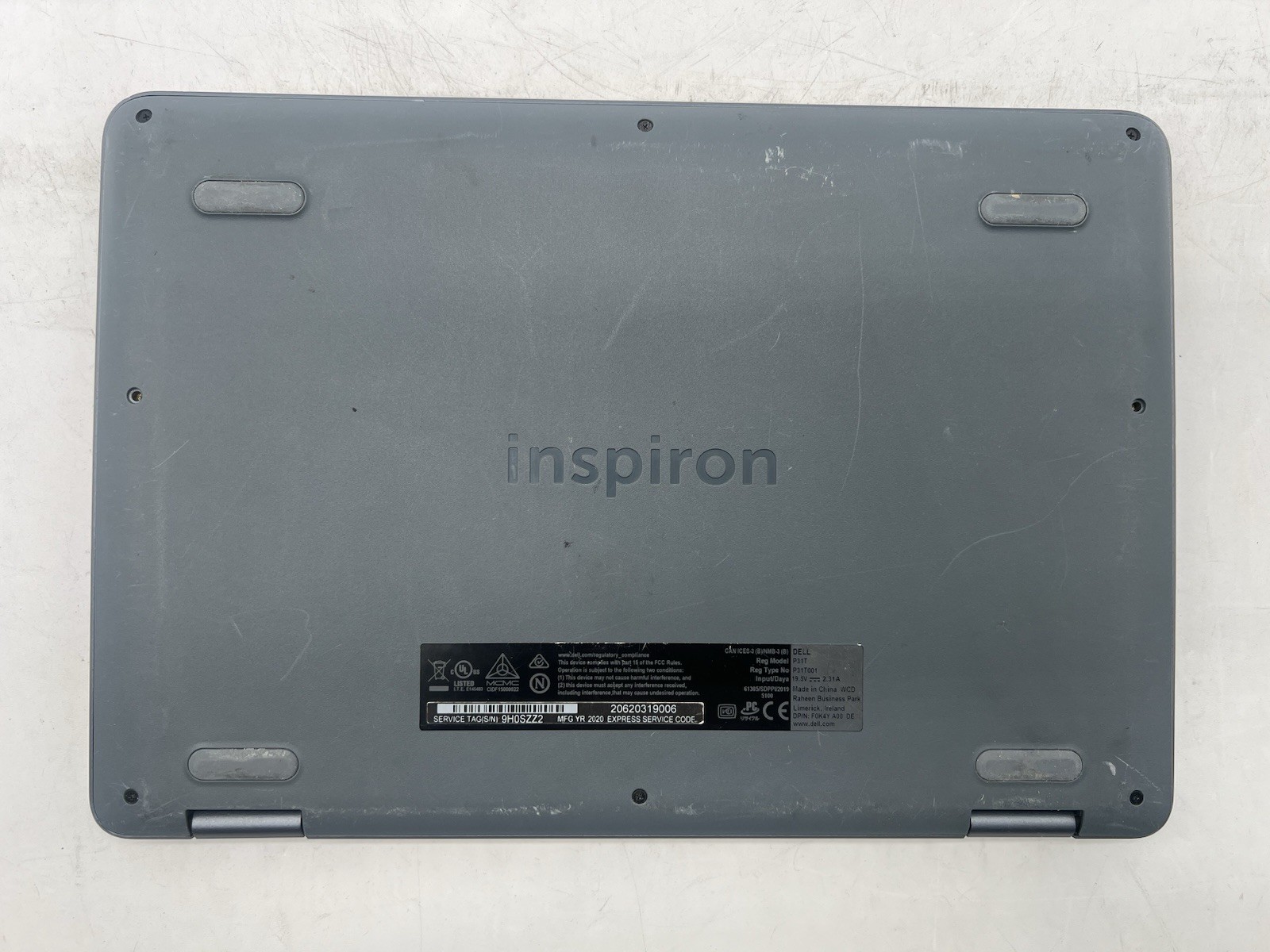 Dell Inspiron 3195, 63GB EMMC, AMD A9-9420e, Radeon R5, 4GB RAM, No OS/Adapter