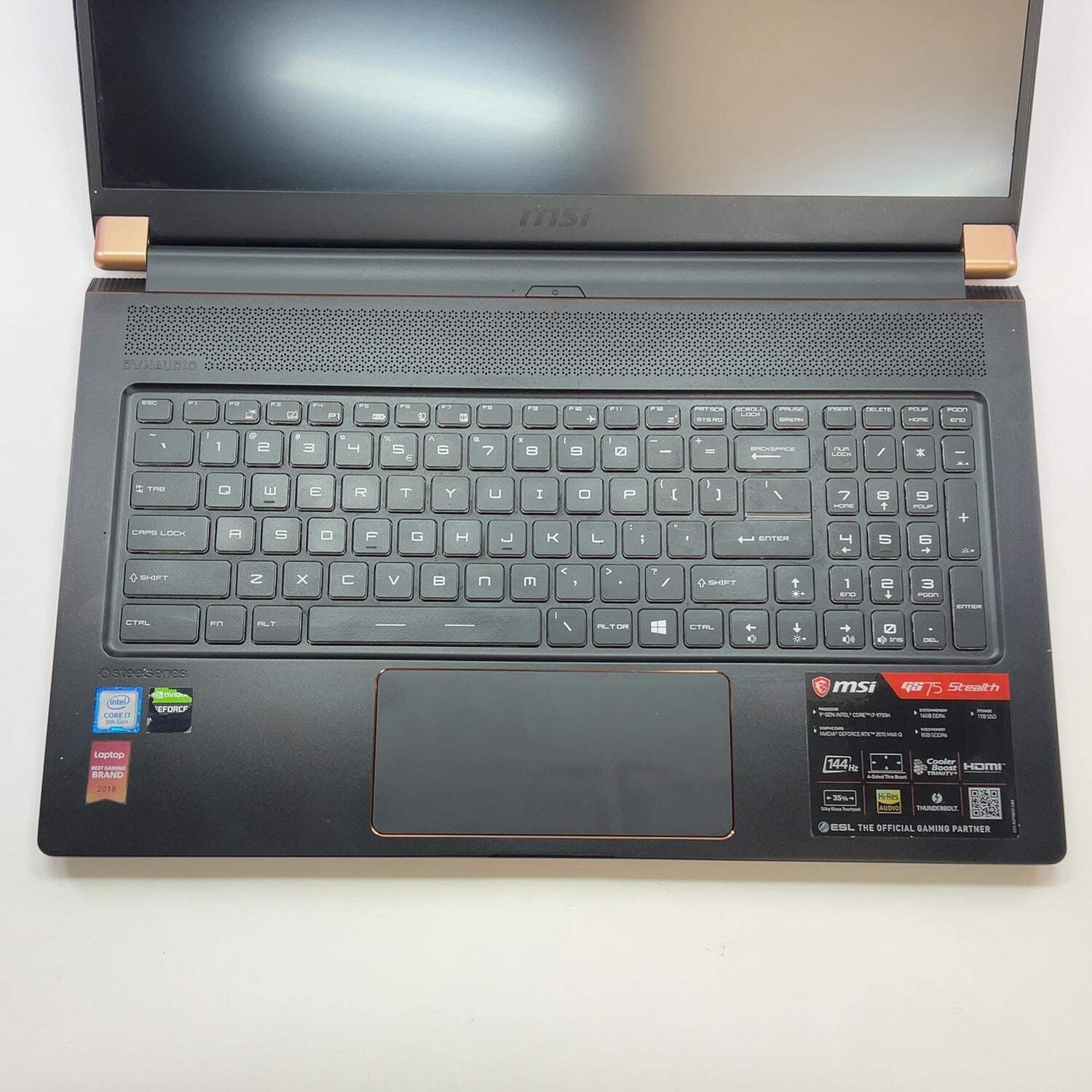 MSI Stealth GS75 17.3″ i7-9750H 2.2GHz 16GB RAM 1TB SSD GeForce RTX 2070 Max-Q