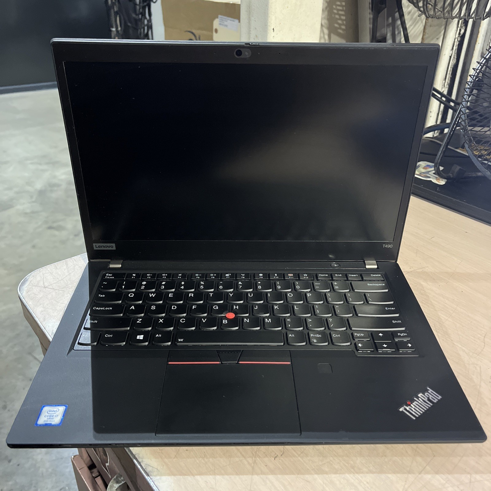 LENOVO THINKPAD T490 INTEL CORE I7 8TH GEN 8GB RAM NO HD