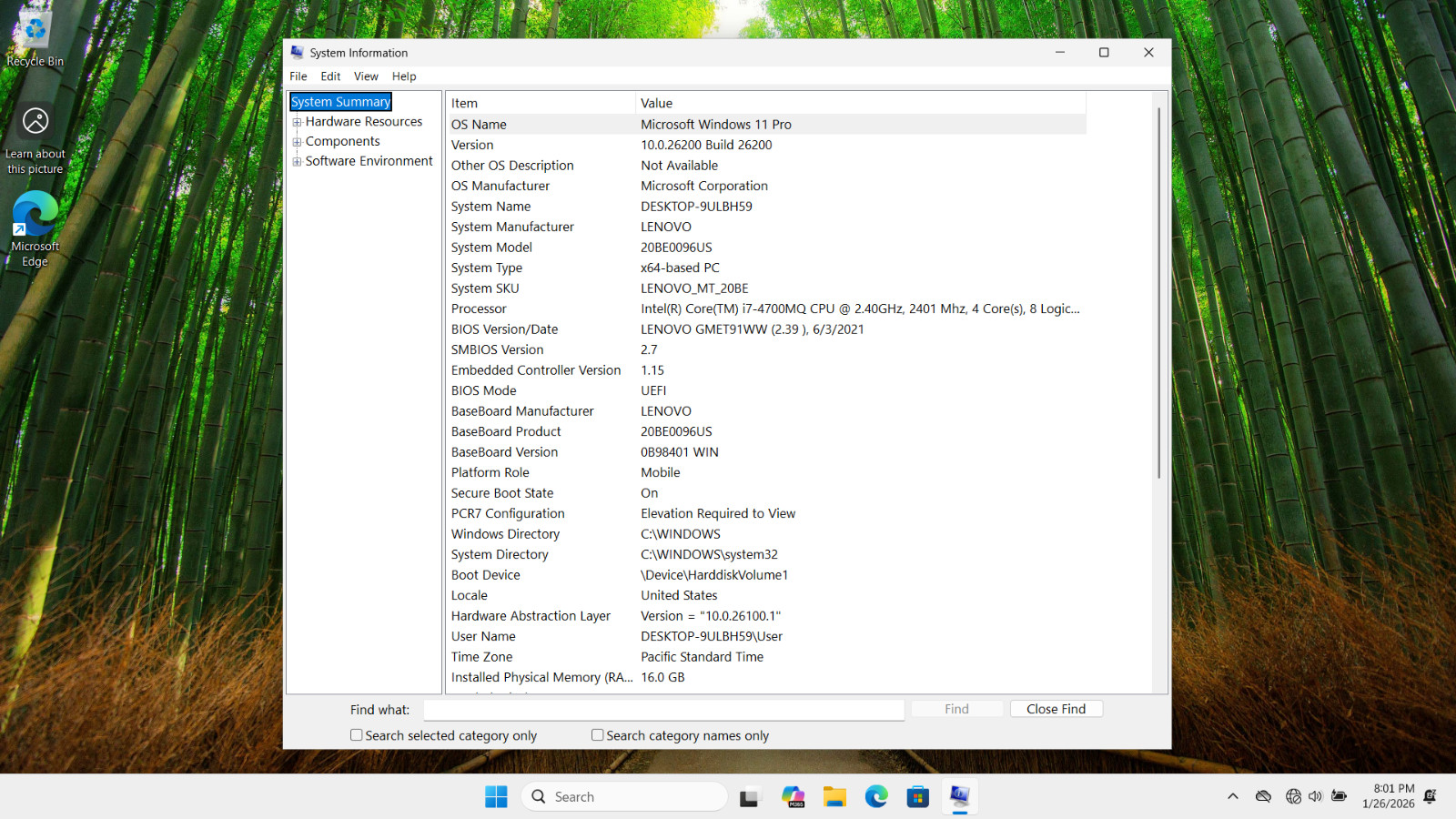 Windows 11 Pro 15.6 Lenovo ThinkPad T540p i7-4700MQ 2.40GH 16GB RAM