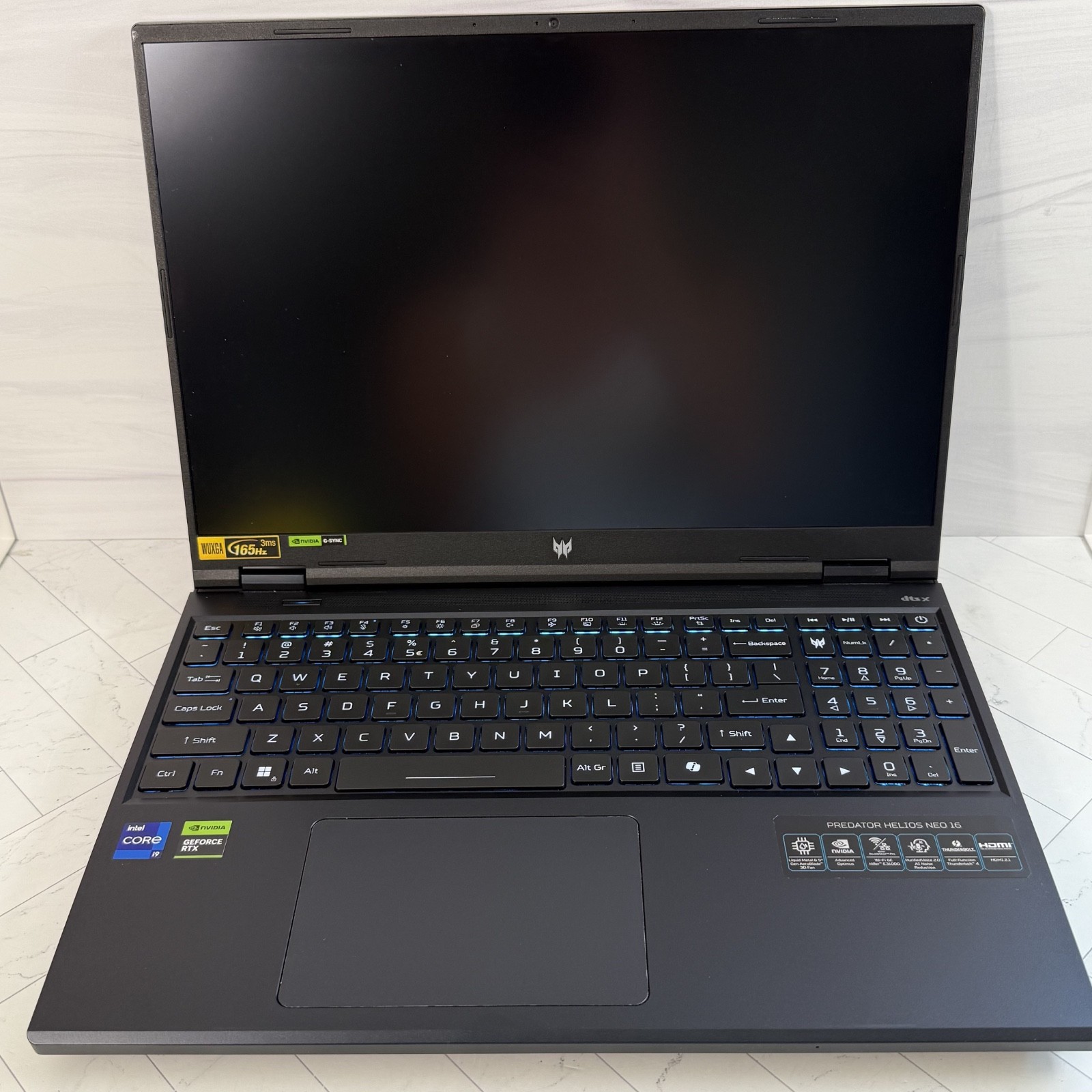 Acer Predator Helios Neo 16 Gaming Laptop NVIDIA Core i9 Broken Damaged #H830