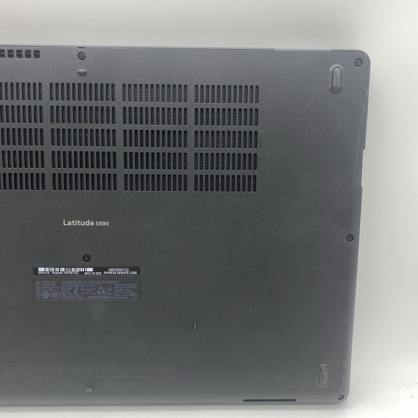 Dell Latitude 5590 (Intel Core i5 8th Gen, 8GB RAM, 256GB SSD “NEEDS BATT” (L8)
