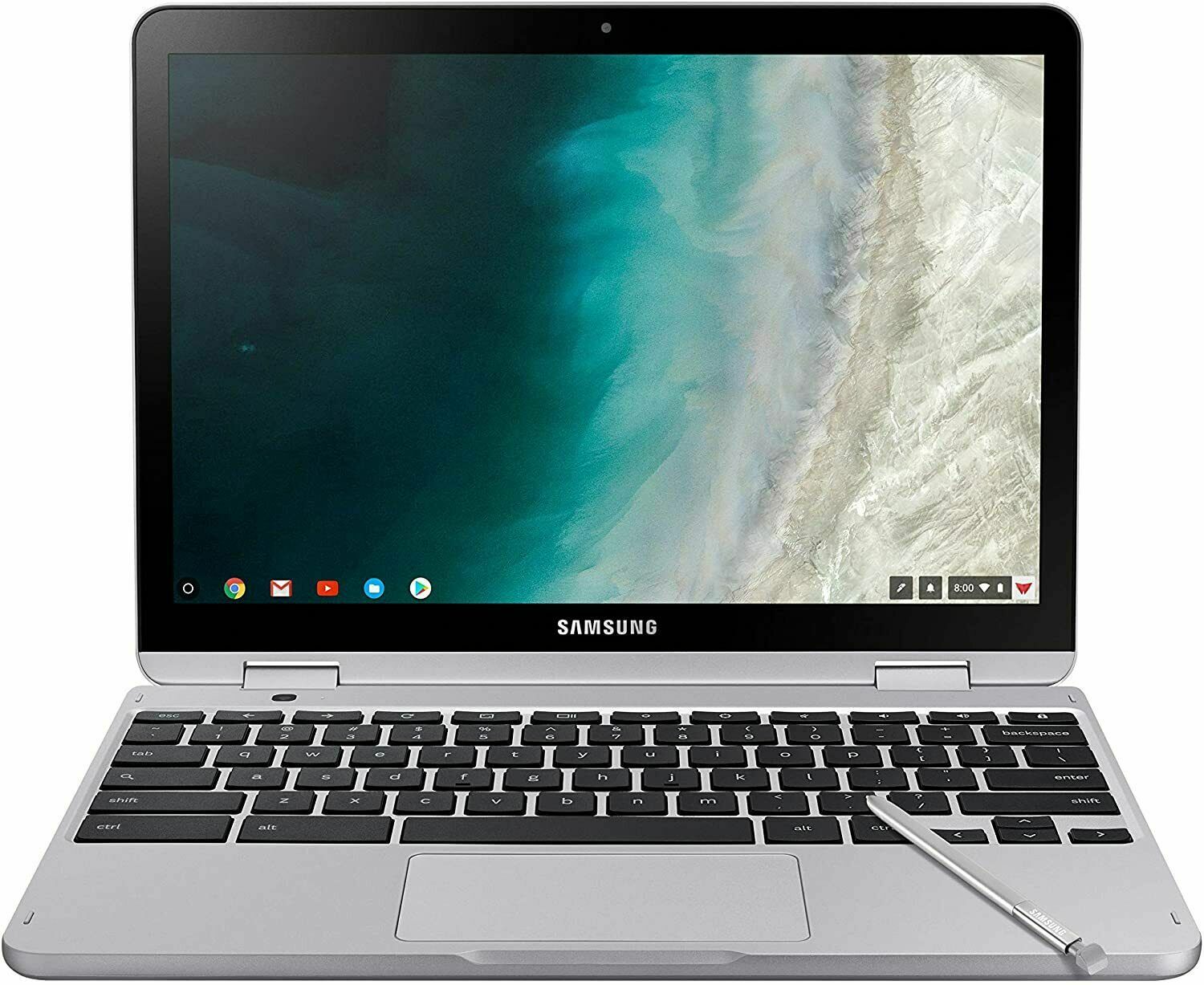 Samsung 12.2″ FHD 16:10 Touch 2-in-1 Chromebook Plus V2 (4G, 64G) XE520QAB-K04US