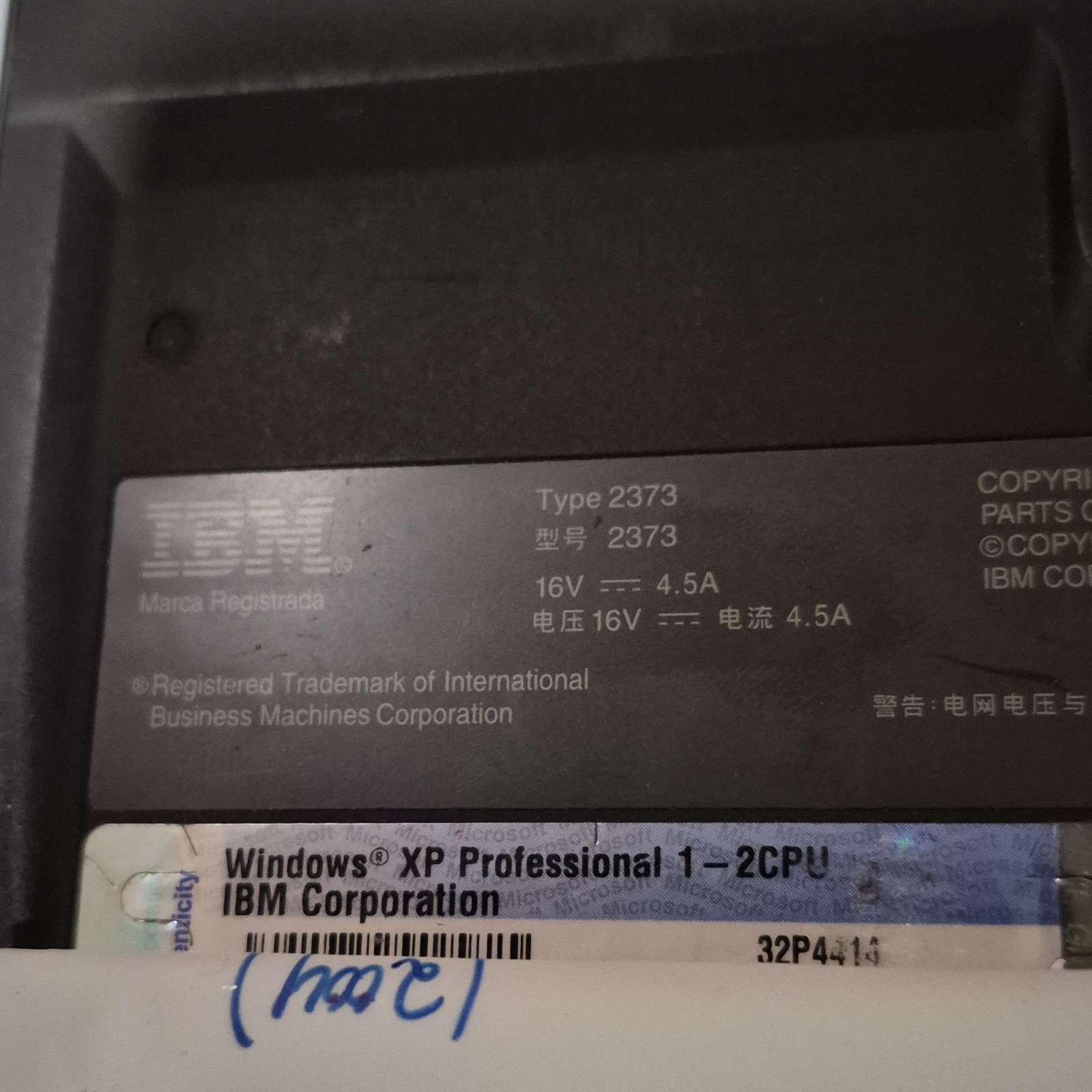 IBM ThinkPad T40 14in Intel Centrino Windows XP Wi-Fi Notebook Laptop