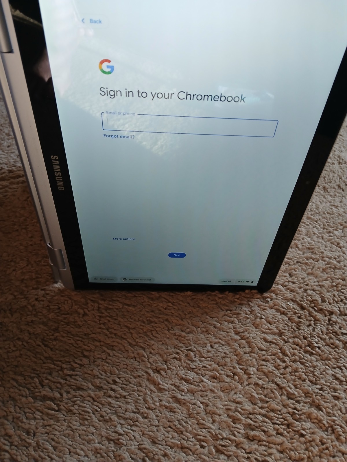 Samsung ChromebookPlusV2 XE520QAB-K04US 4GB 64GB eMMC intel Celeron 3965y