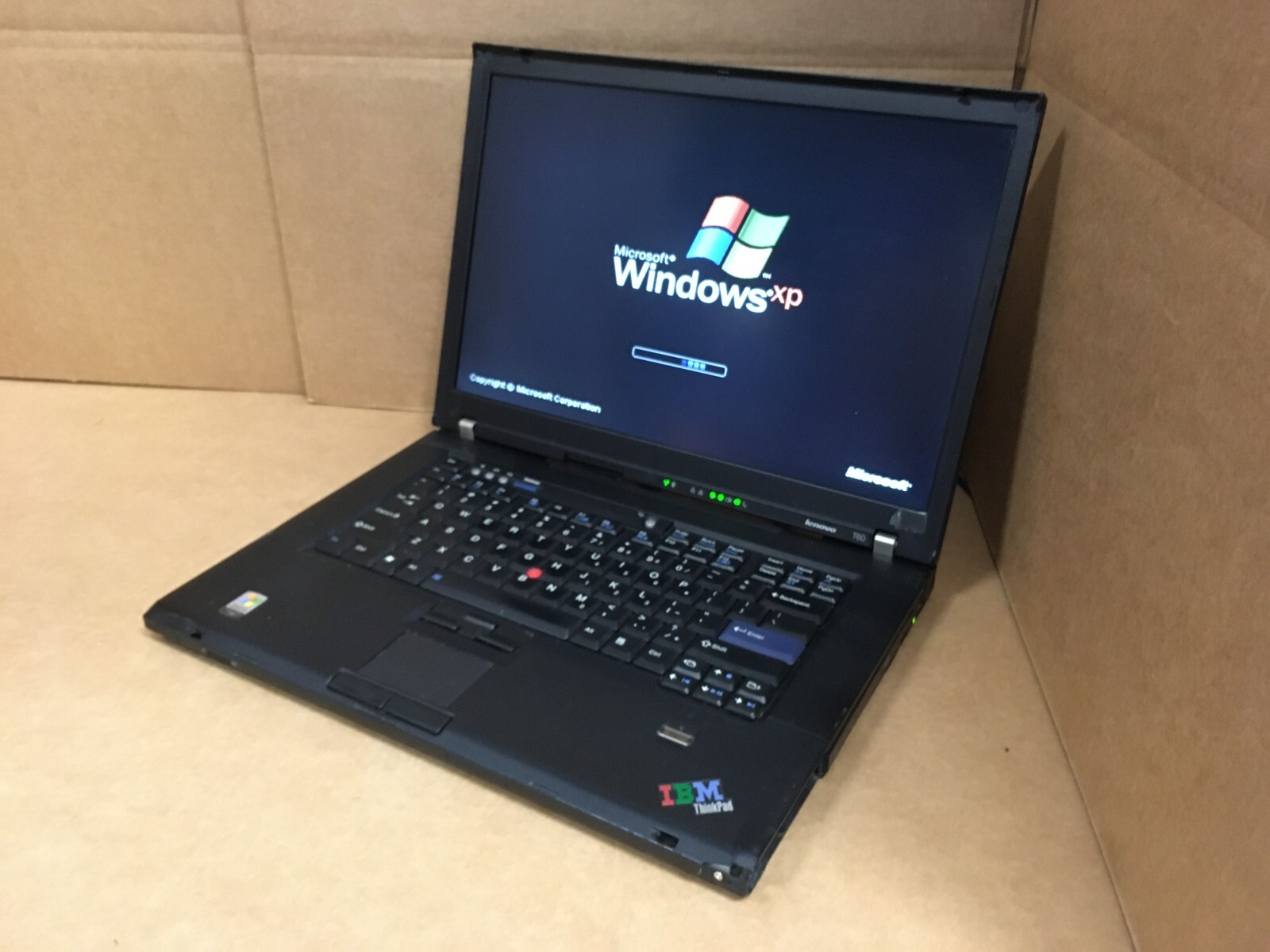 IBM ThinkPad T60 Laptop 15″ LCD 2.0GHz 80GB HDD 2GB RAM Windows XP TYPE: 8741