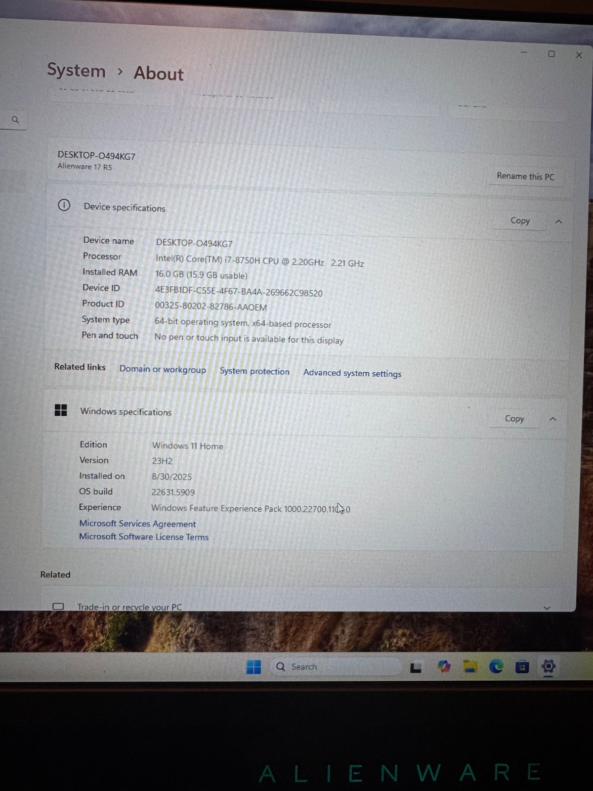 alienware 17 r5 gaming laptop
