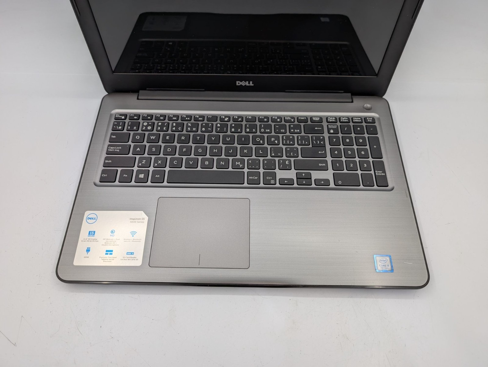 Dell Inspiron 5567 15.6″ Laptop i5-7200U 8GB RAM 120GB HDD Win11 Home Parts