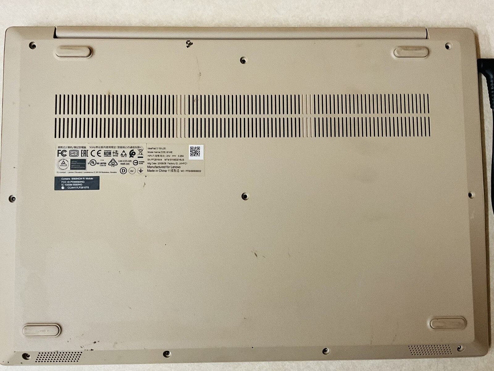 Lenovo IdeaPad 3 (Intel(R) Core(TM) 13-1005G1 CPU @ 1.20GHz1.19 GHz)