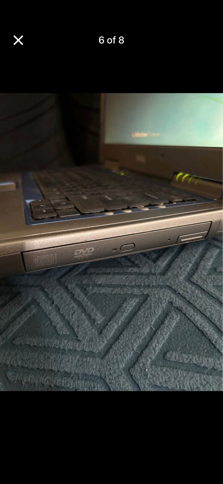 Dell Inspiron 8600 Laptop – Windows 7 Ultimate – Charger Included – No Battery