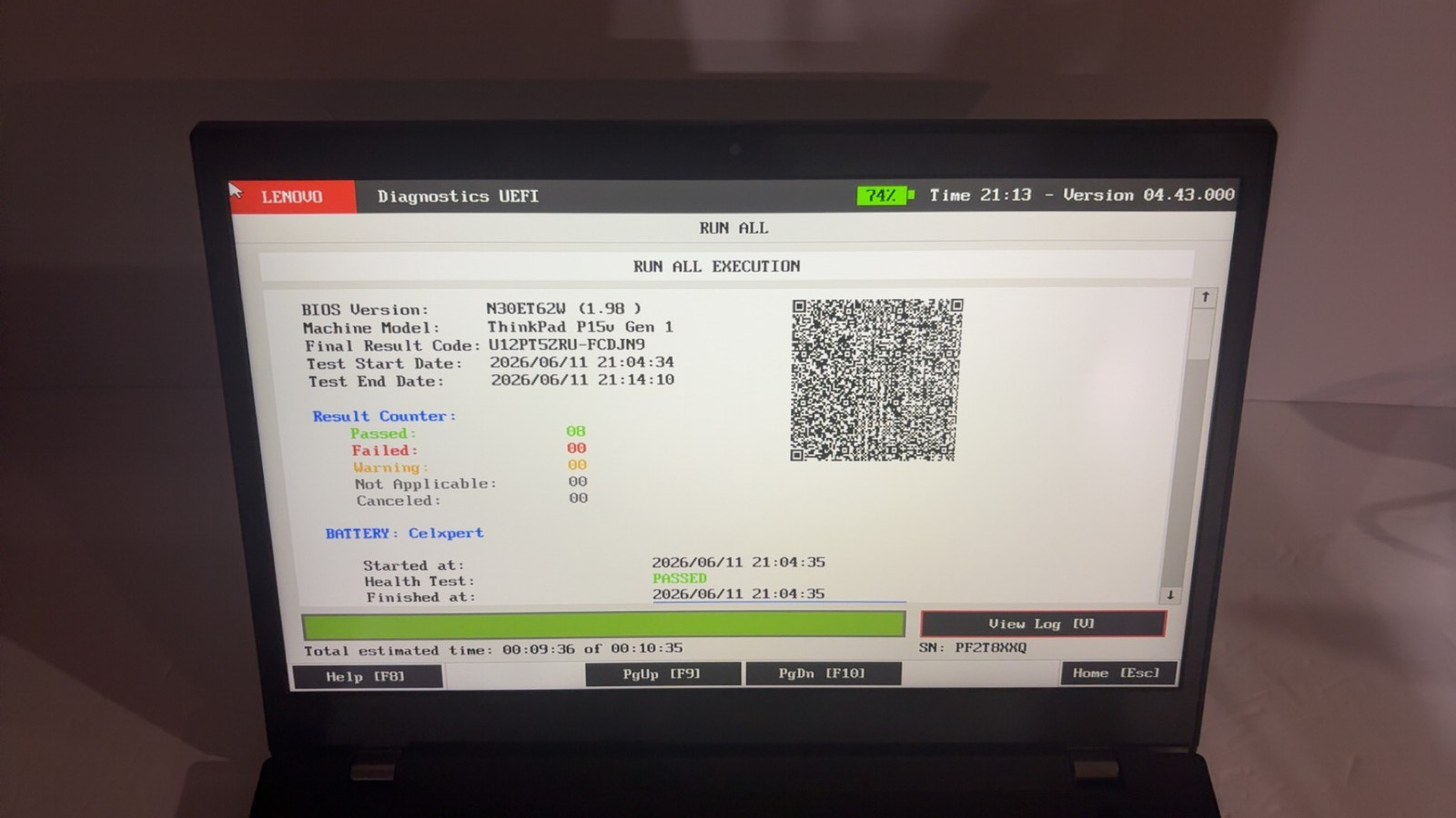 Lenovo ThinkPad P15v Gen 1 Touchscreen i7-10875H 16GB 512GB SSD Win11 15.6″