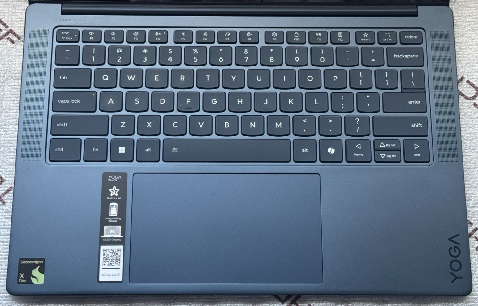 Lenovo Yoga Slim 7x 14.5″ 3K OLED Touch Laptop Snapdragon X Elite 32GB 1TB Wty