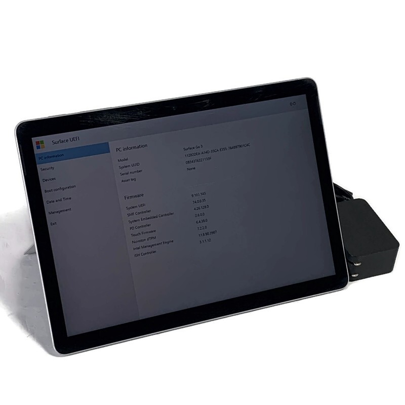 Microsoft Surface Go 3 10.5″ i3-10100Y 1.3GHz 8GB 128GB NVMe SSD – No OS