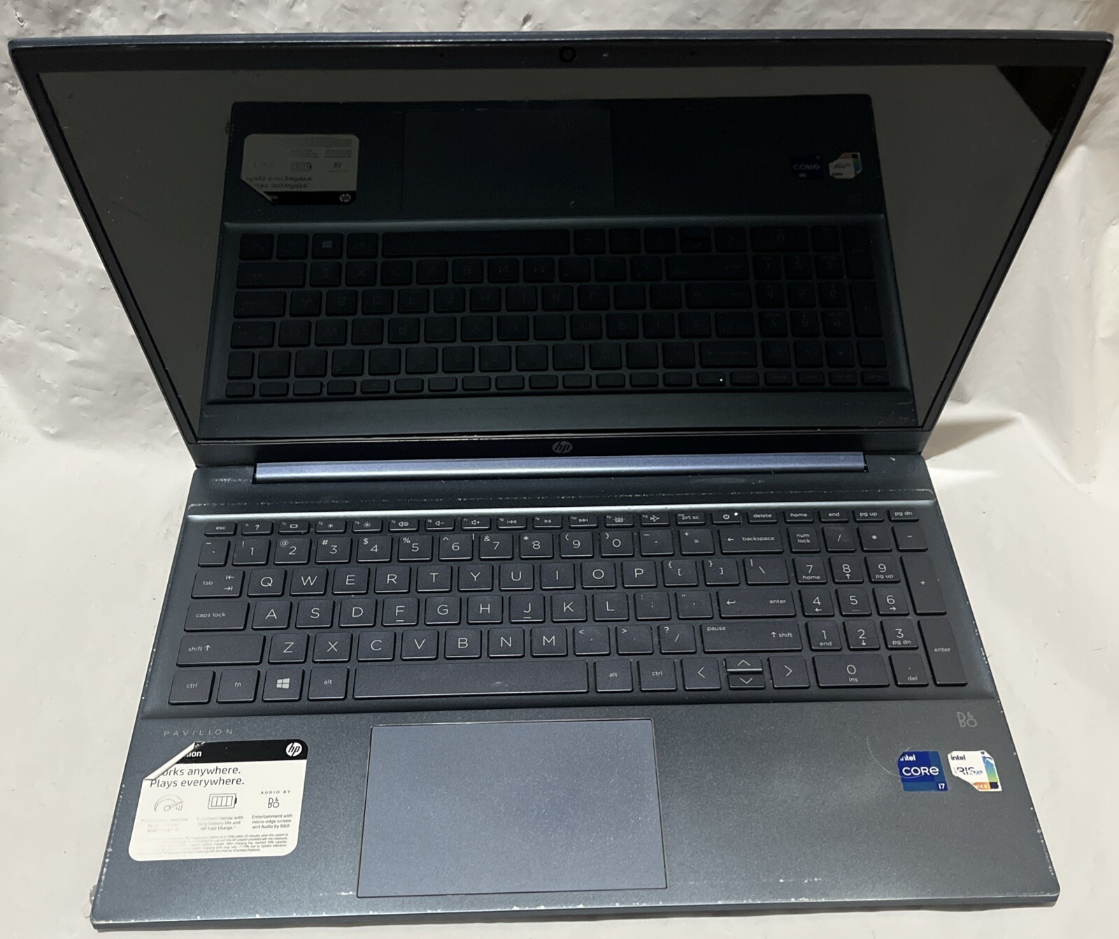 HP Pavilion 15-eg0073cl 15.6″ i7-1165G7@2.8GHz, 16GB RAM, 256GB M2, W11H *READ*