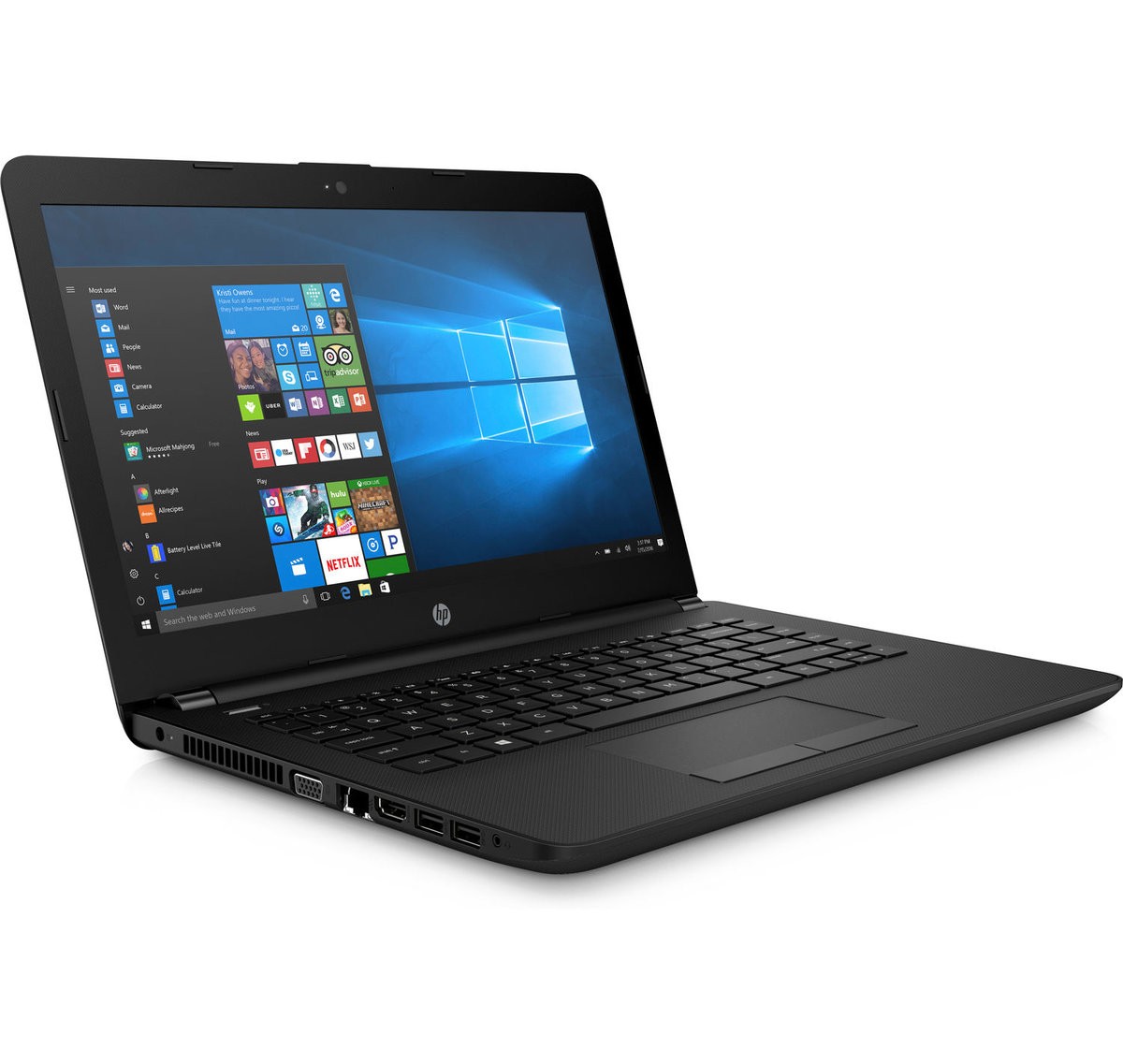 HP 14-bw065nr 14″ AMD E2-9000e 1.5 GHz 4GB DDR4 32GB eMMC Win 10 Home Laptop BK